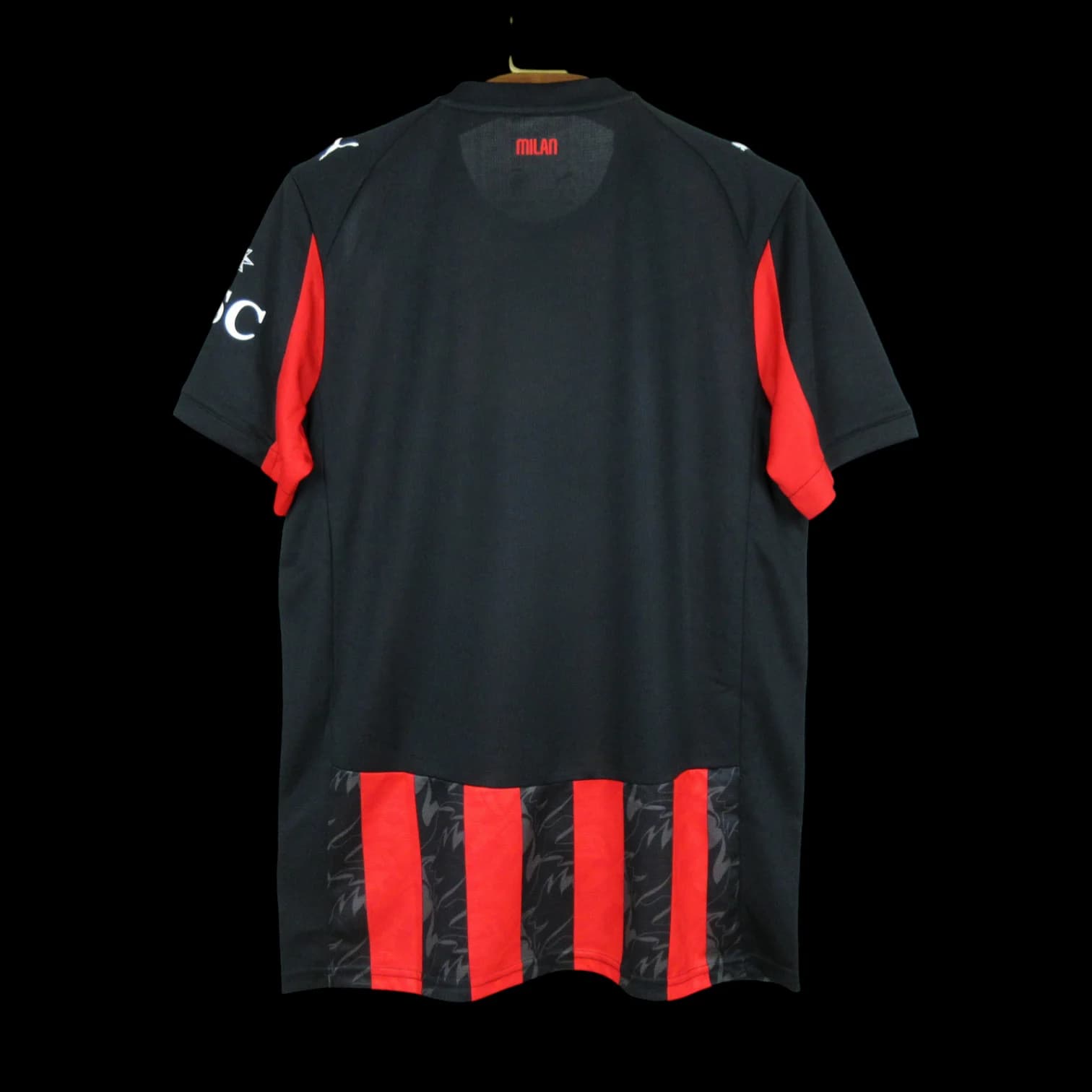 Vue arrière Milan AC Maillot Domicile 2526