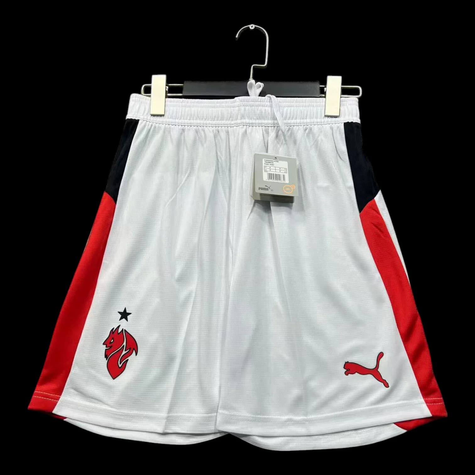 Maillot Milan AC Short Extérieur 2526 pas cher - Boutique Officielle Milan AC