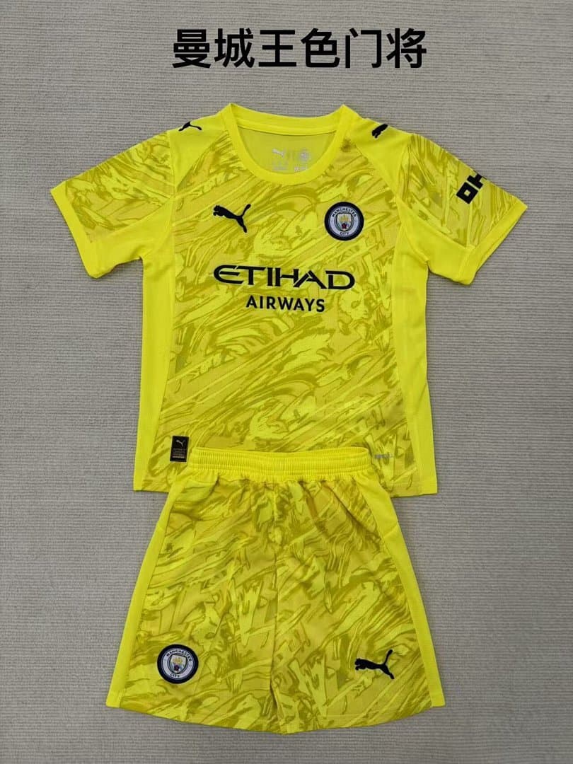 Maillot de gardien Enfant Manchester City 2025/26 Officiel Acheter Maillot de gardien Enfant Manchester City 2025/26 - Maillot pas cher