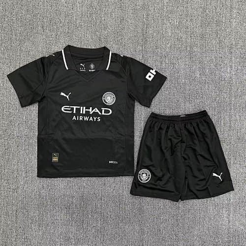 Vue arrière Maillot Enfant Manchester City Third 2025/26