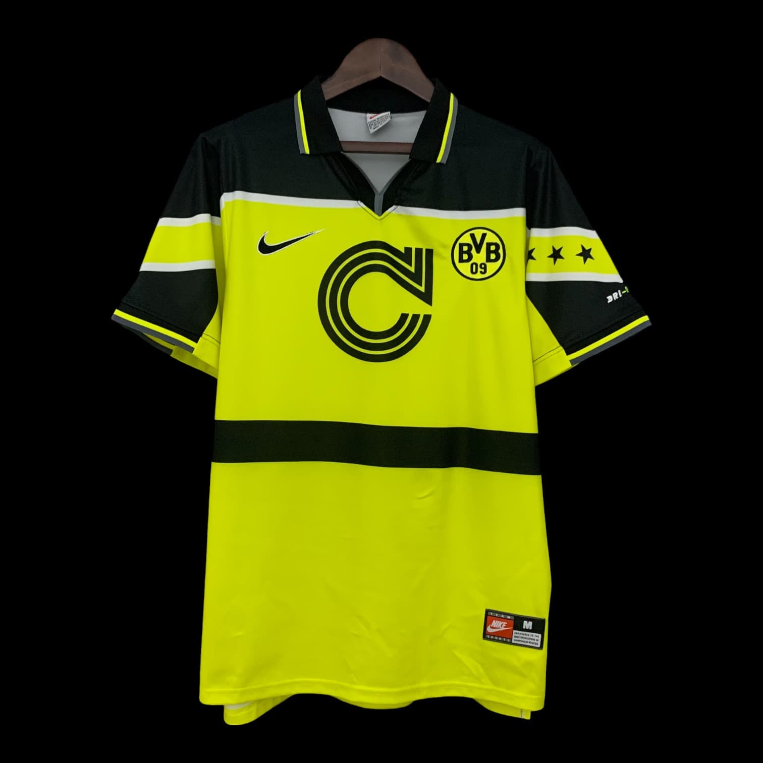 Maillot Dortmund Maillot Domicile Rétro 9697 pas cher - Boutique Officielle Dortmund