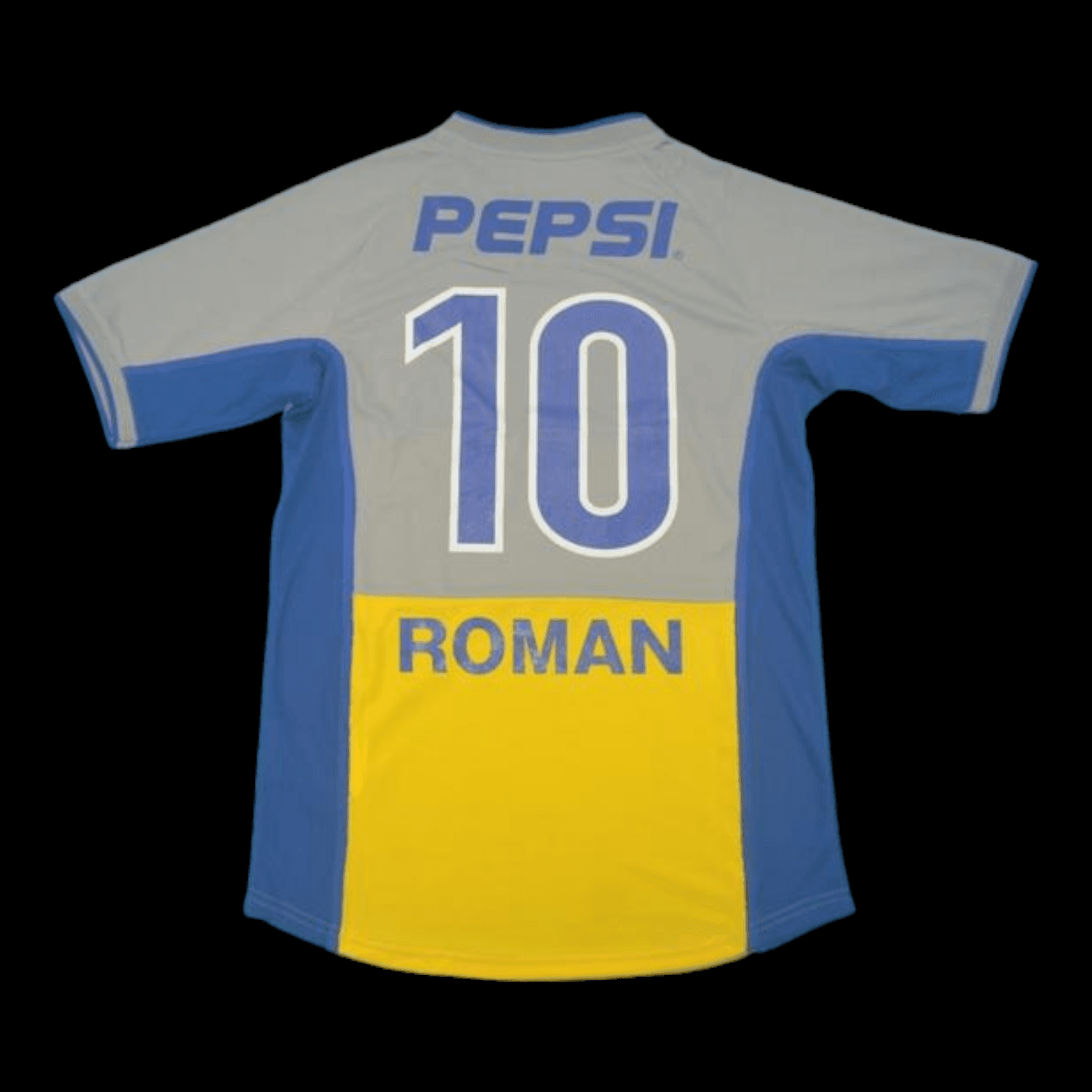 Vue arrière Boca Juniors Maillot Extérieur Rétro 2002