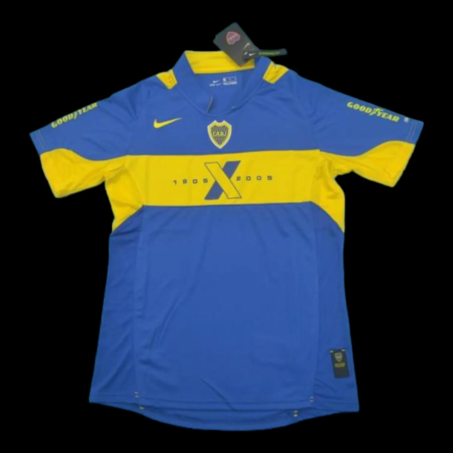 Boca Juniors Maillot Rétro 2005 - Vue 1