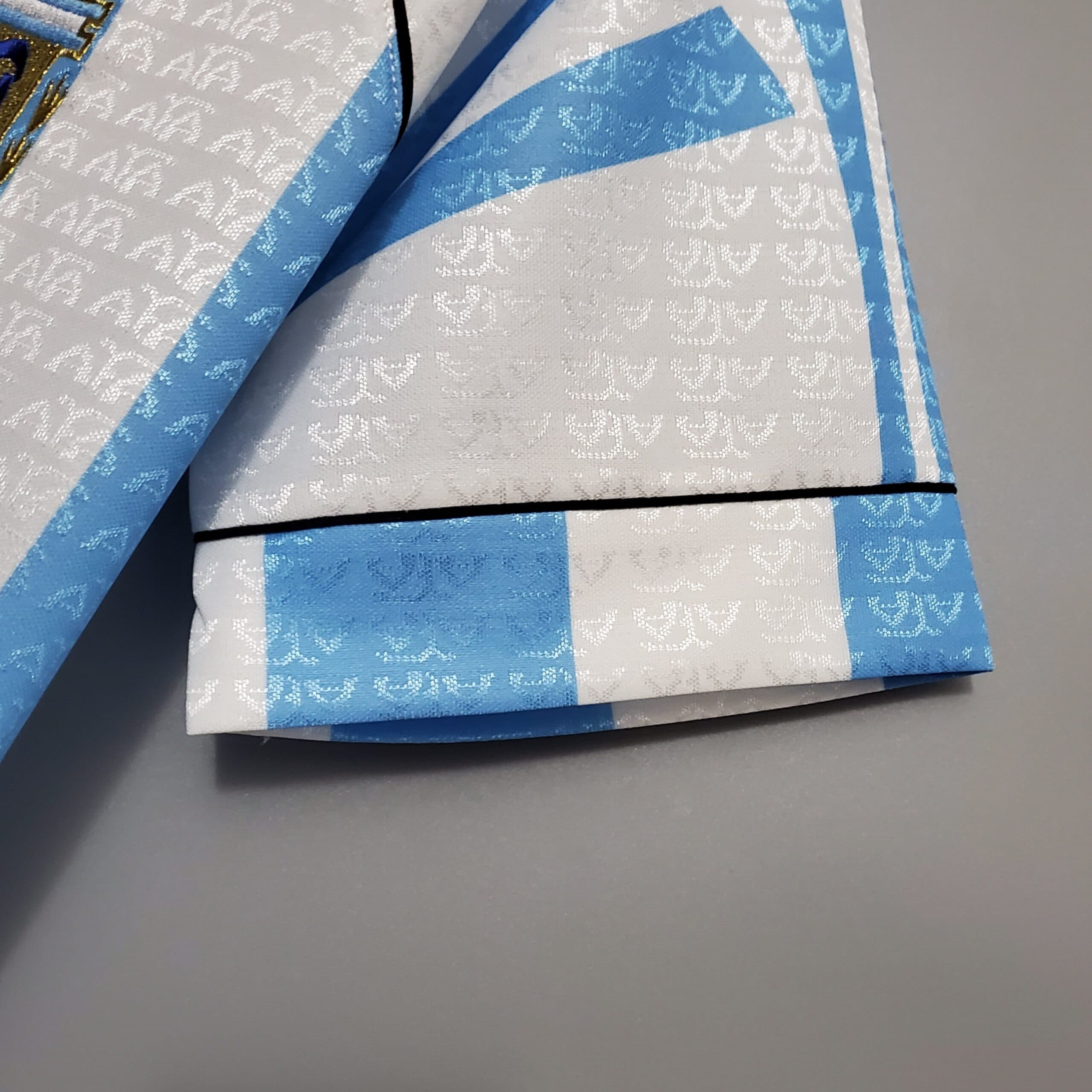 Vue arrière Argentine Maillot Rétro 9697