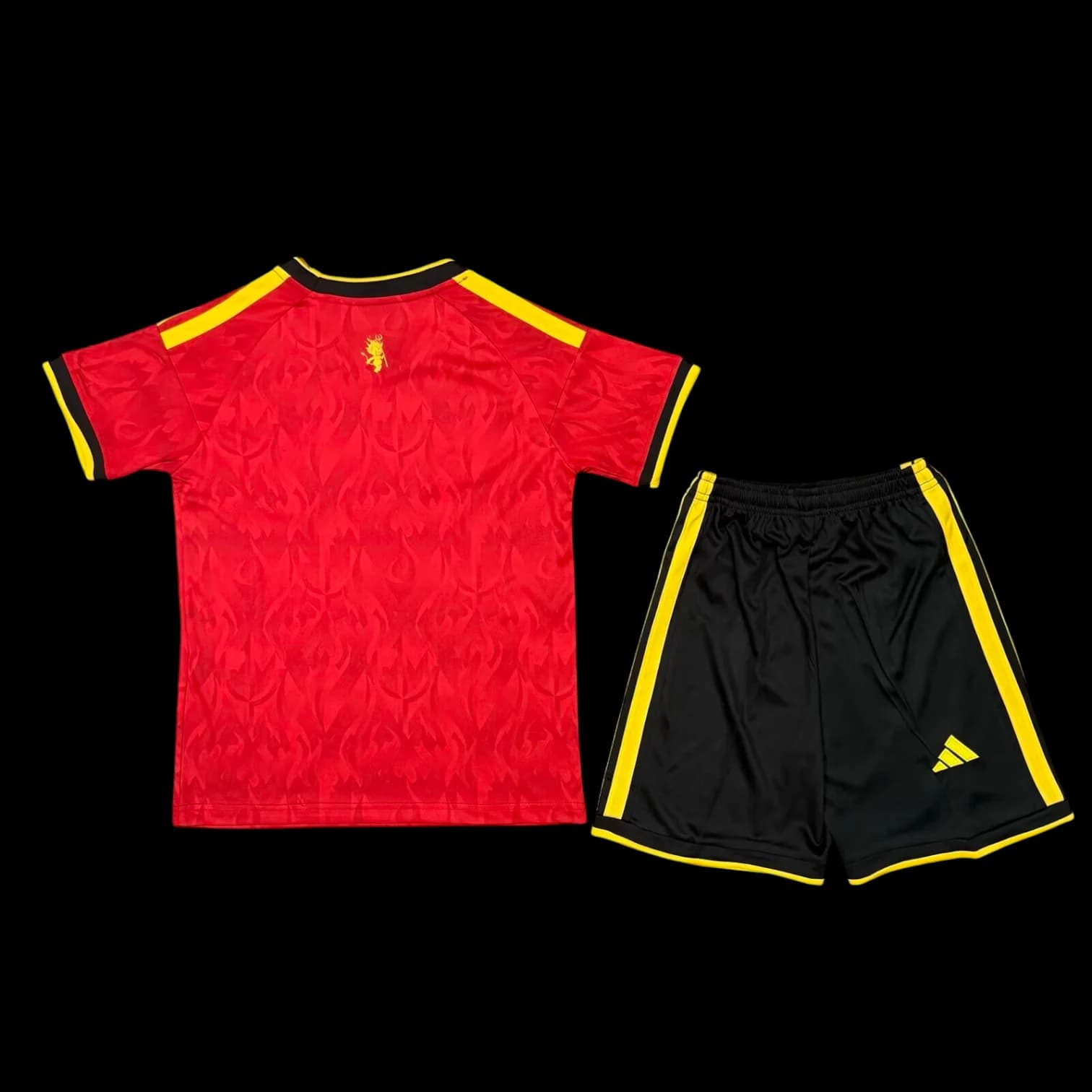 Vue arrière Belgique Maillot Domicile 2627 – Enfant