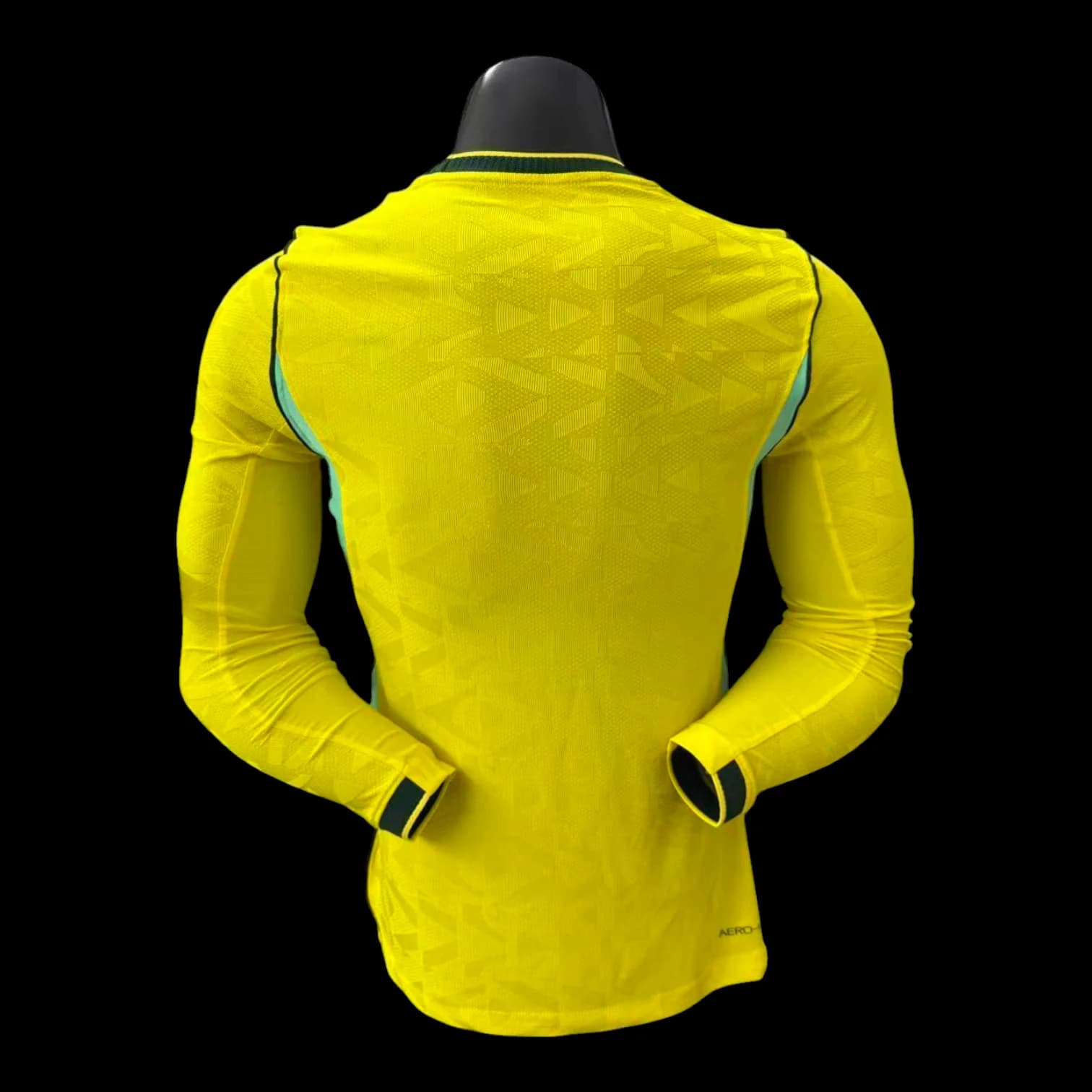 Vue arrière Brésil Maillot Domicile Manches Longues 2627 – Version Player