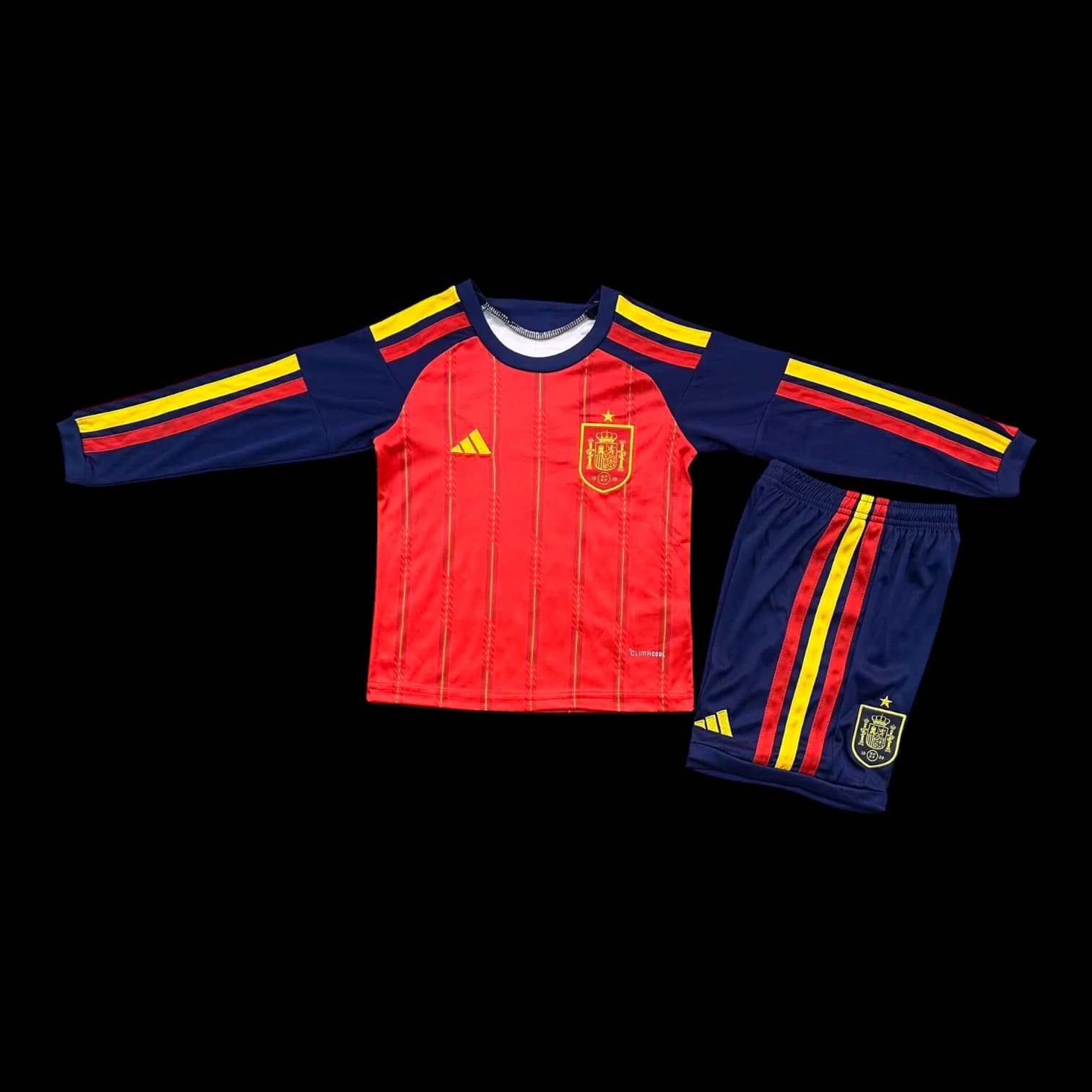 Espagne Maillot Manches Longues Domicile 2627 – Enfant - Vue 1