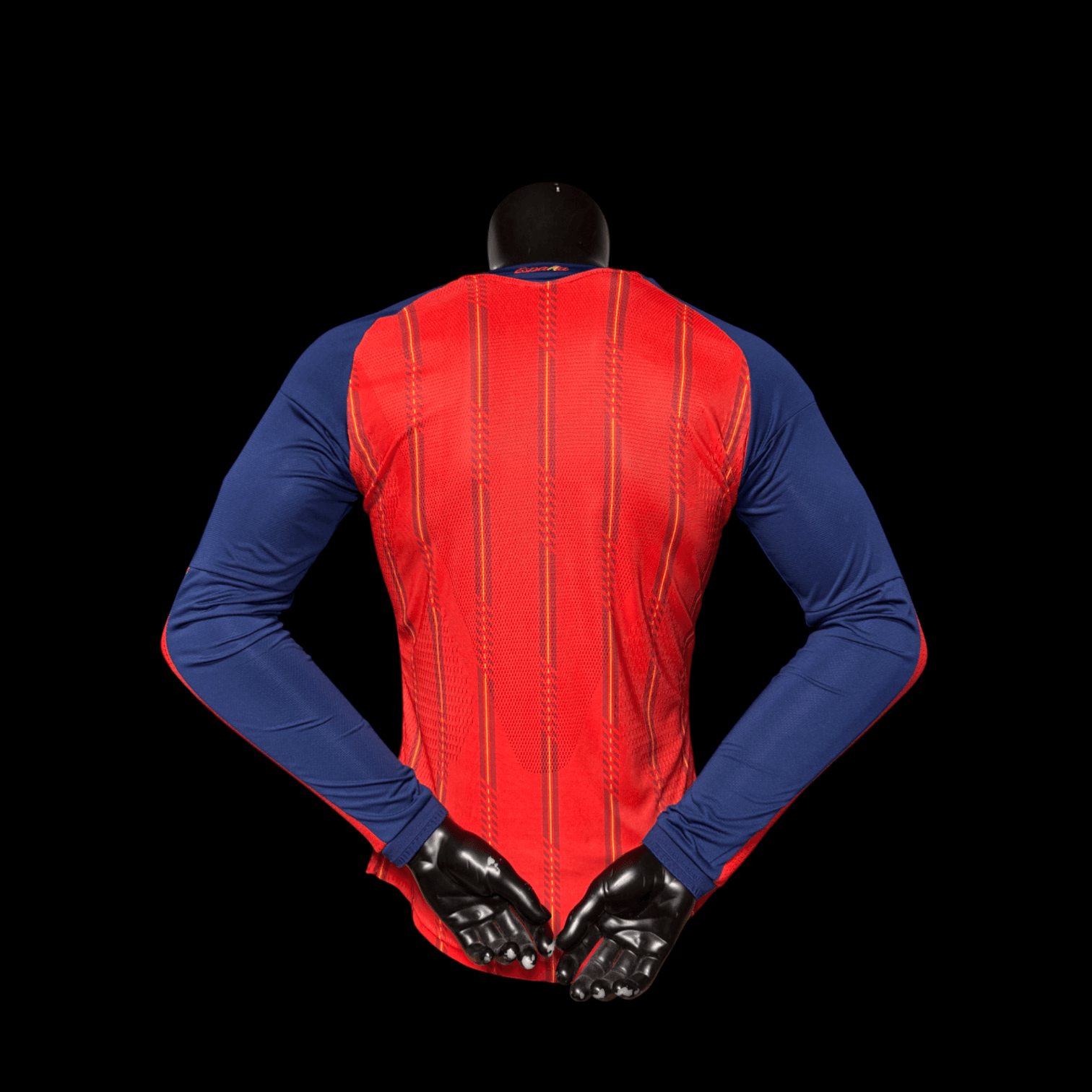Vue arrière Espagne Maillot Manches Longues Domicile 2627 – Version Player