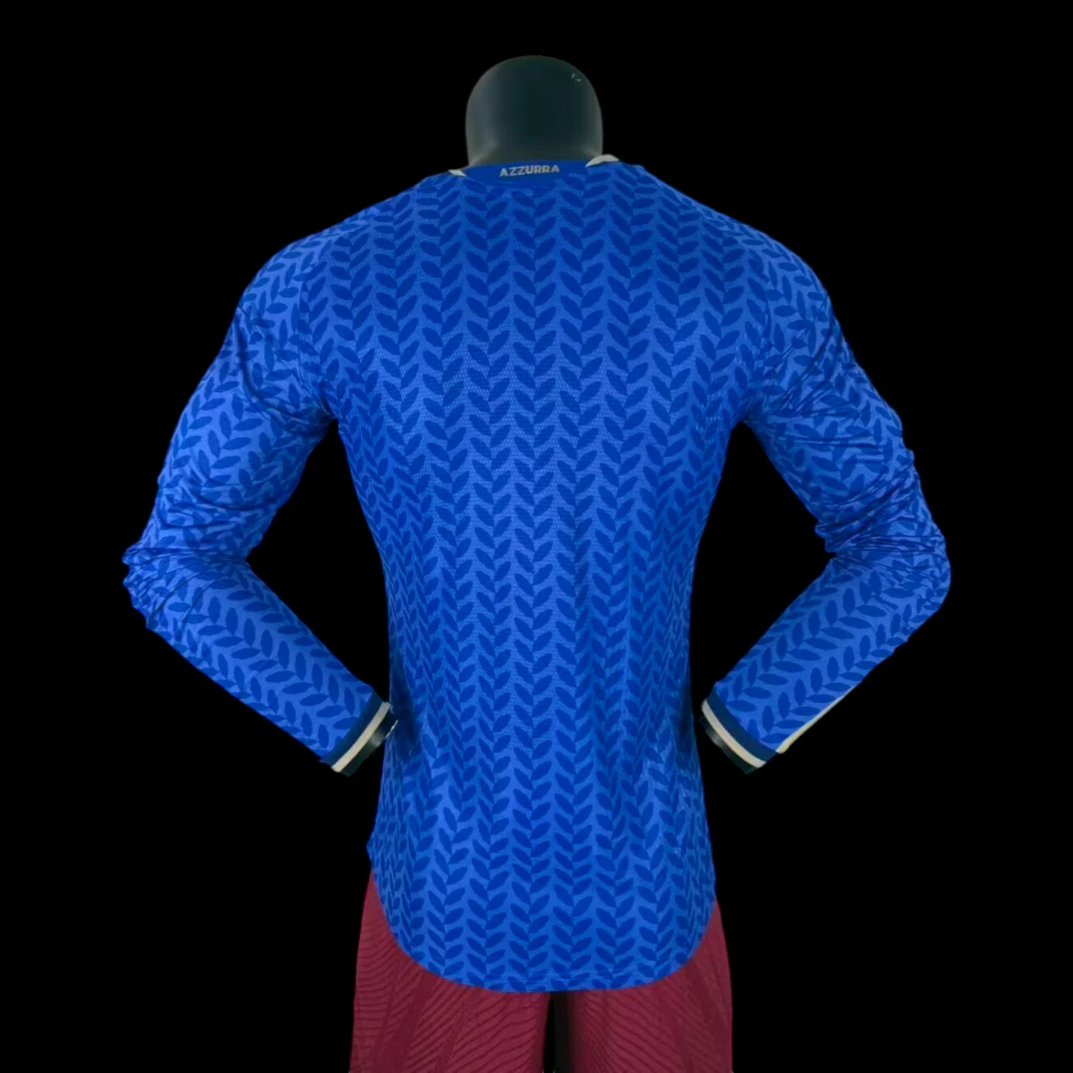 Vue arrière Italie Maillot Domicile Manches Longues 2627 – Version Player