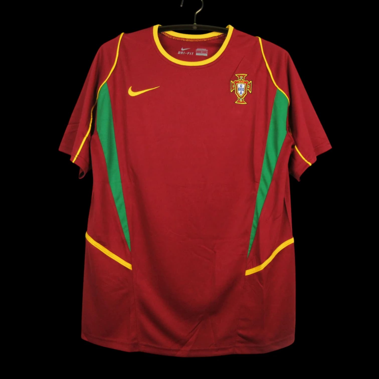 Portugal Maillot Domicile Rétro 2002 - Vue 1