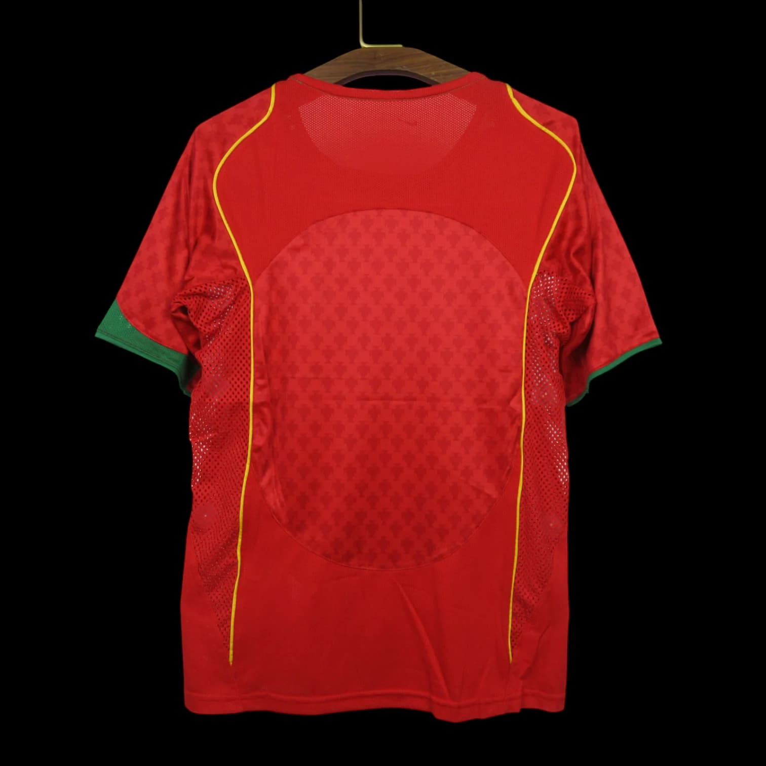 Vue arrière Portugal Maillot Domicile Rétro 2004
