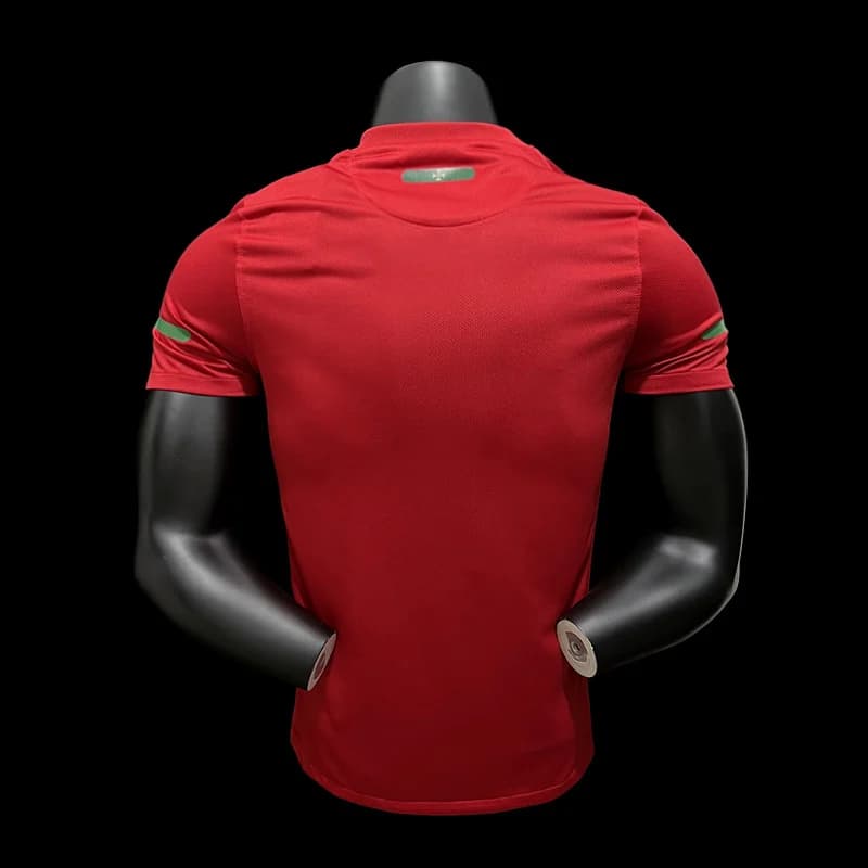 Vue arrière Portugal Maillot Domicile Rétro 2010