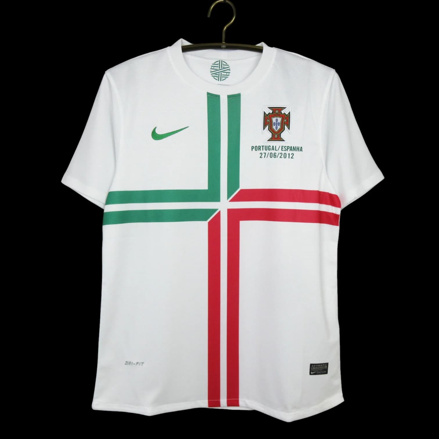Portugal Maillot Extérieur Rétro 2012 - Vue 1