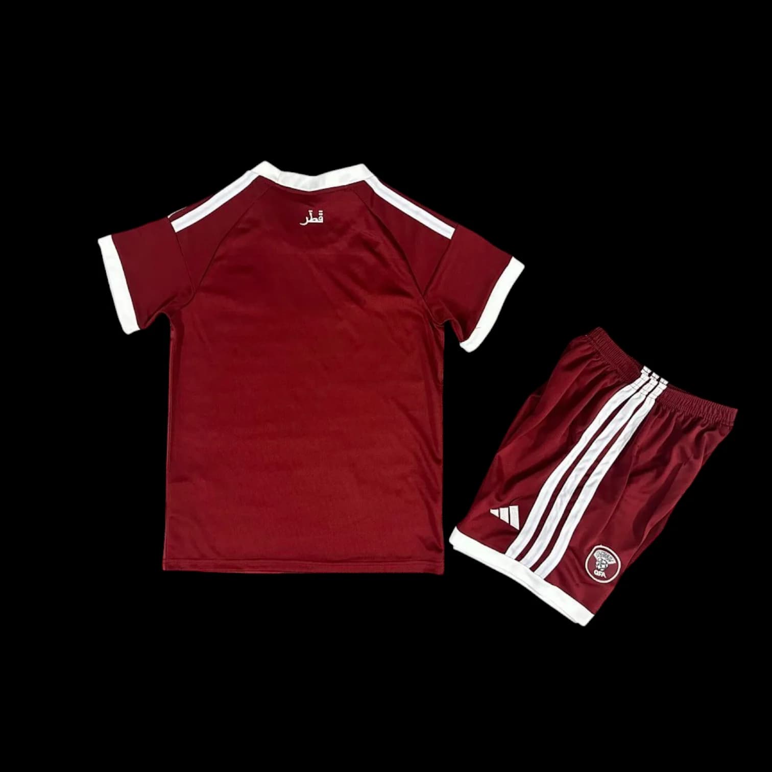 Vue arrière Qatar Maillot Domicile 2627 – Enfant