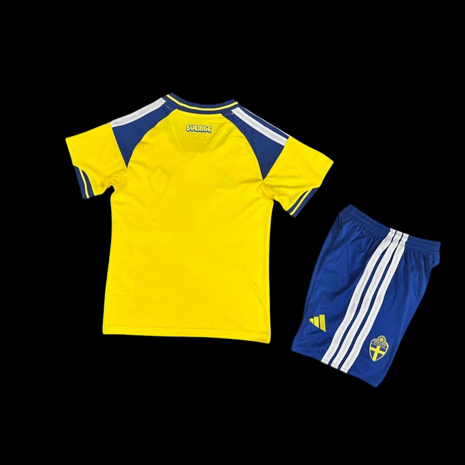 Vue arrière Suède Maillot Domicile 2627 – Enfant