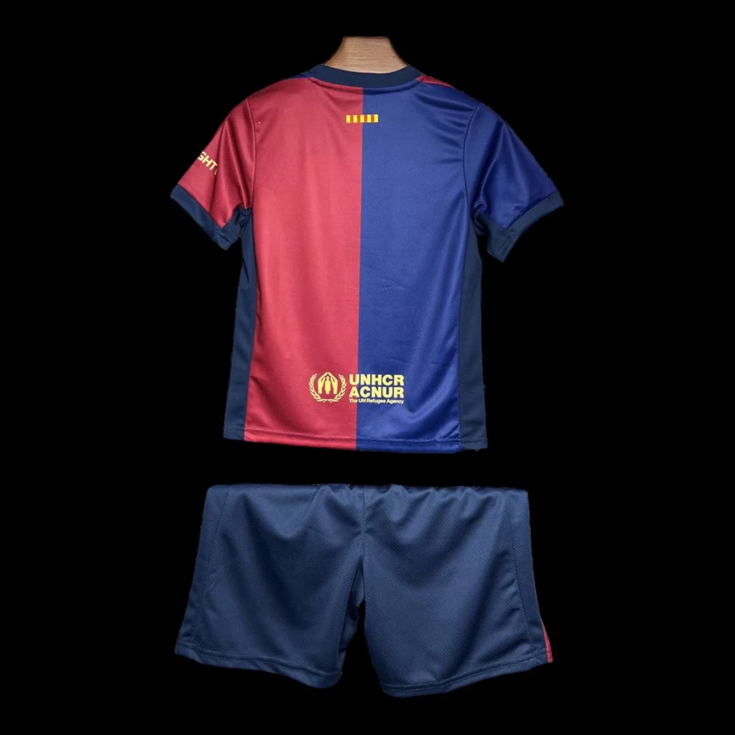 Vue arrière Barcelone Maillot Domicile 2425 – Enfant