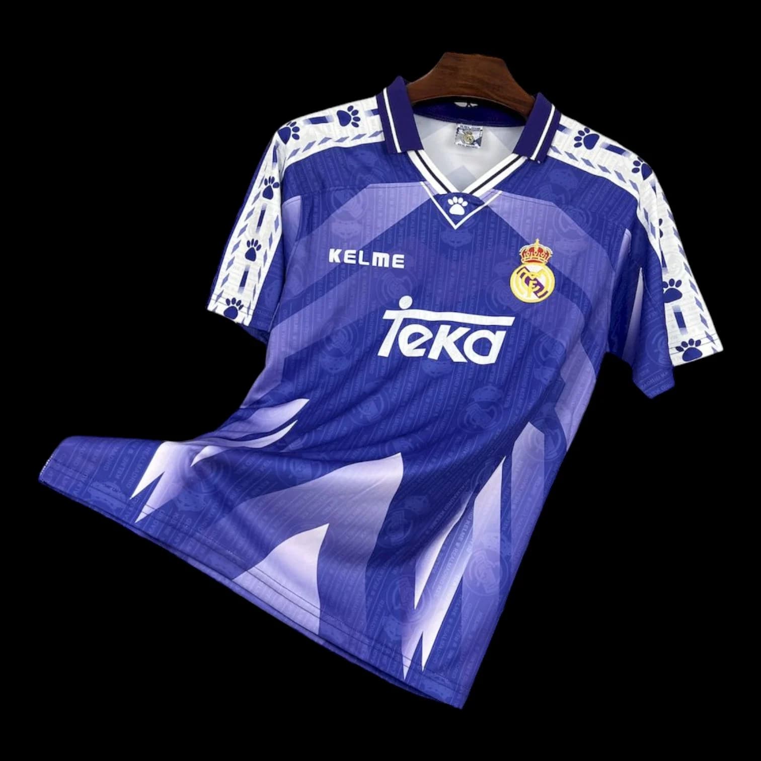 Real Madrid Maillot Extérieur Rétro 9697 - Vue 1
