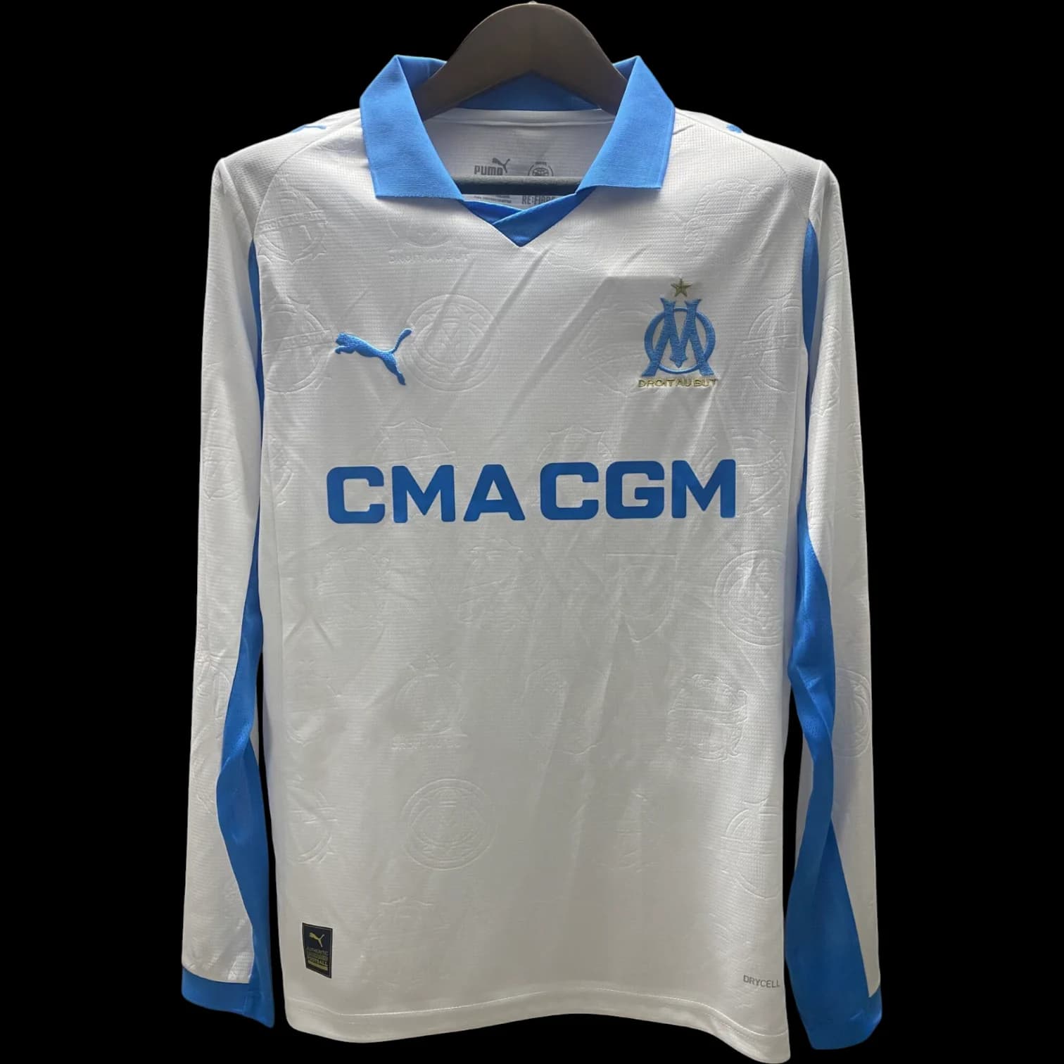 Maillot Marseille Maillot Manches Longues Domicile 2526 pas cher - Boutique Officielle Marseille