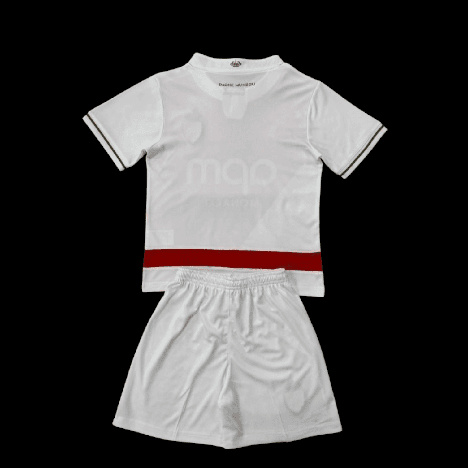 Vue arrière Monaco Maillot Domicile 2526 – Enfant