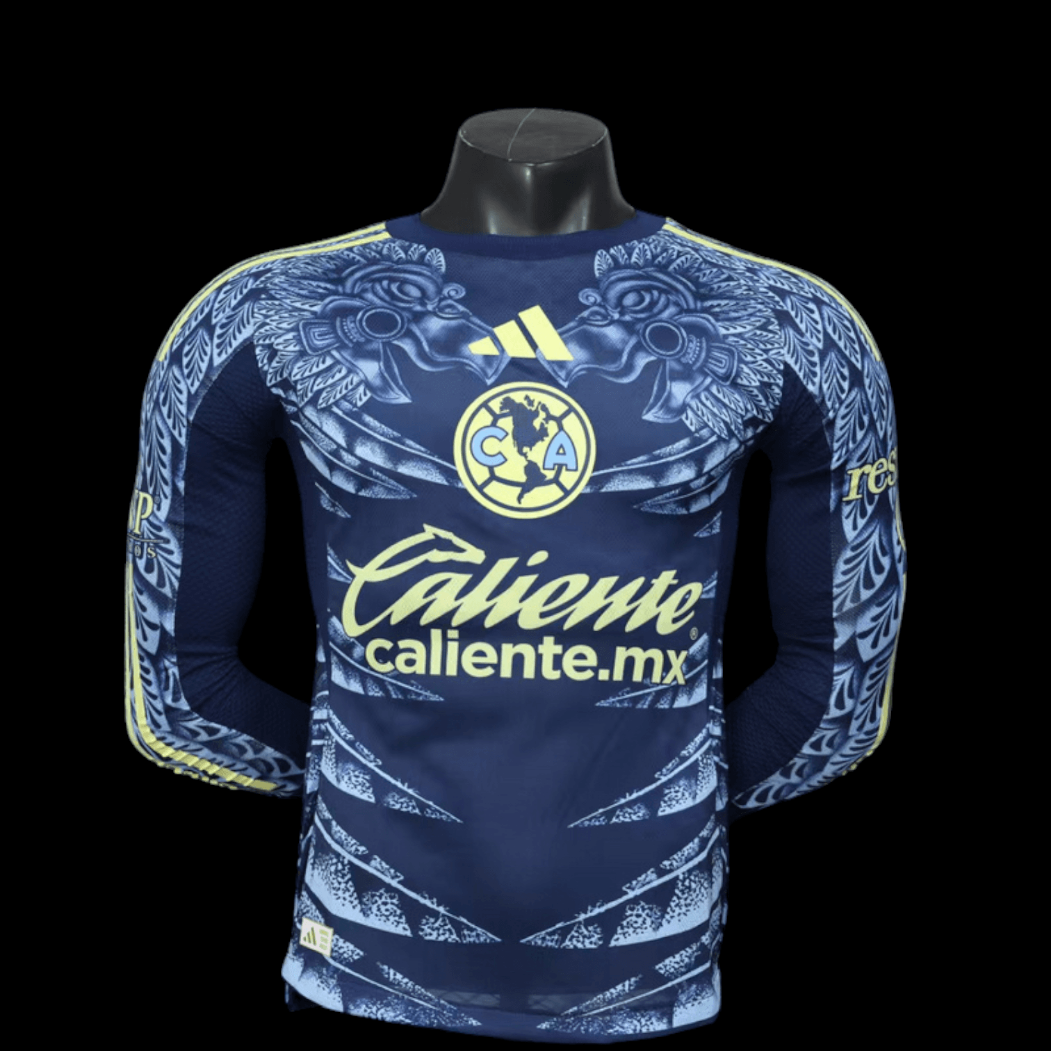 Club America Maillot Manches Longues Extérieur 2526 – Version Player - Vue 1
