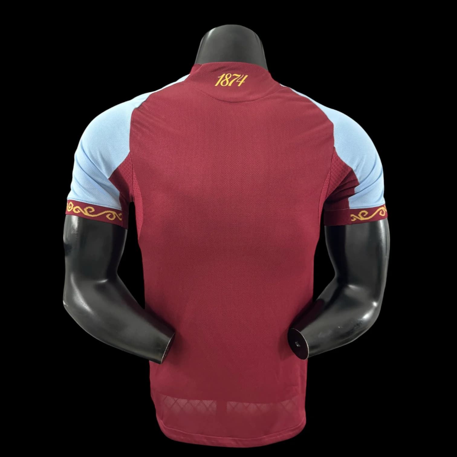 Vue arrière Aston Villa Maillot Domicile 2526 – Version Player