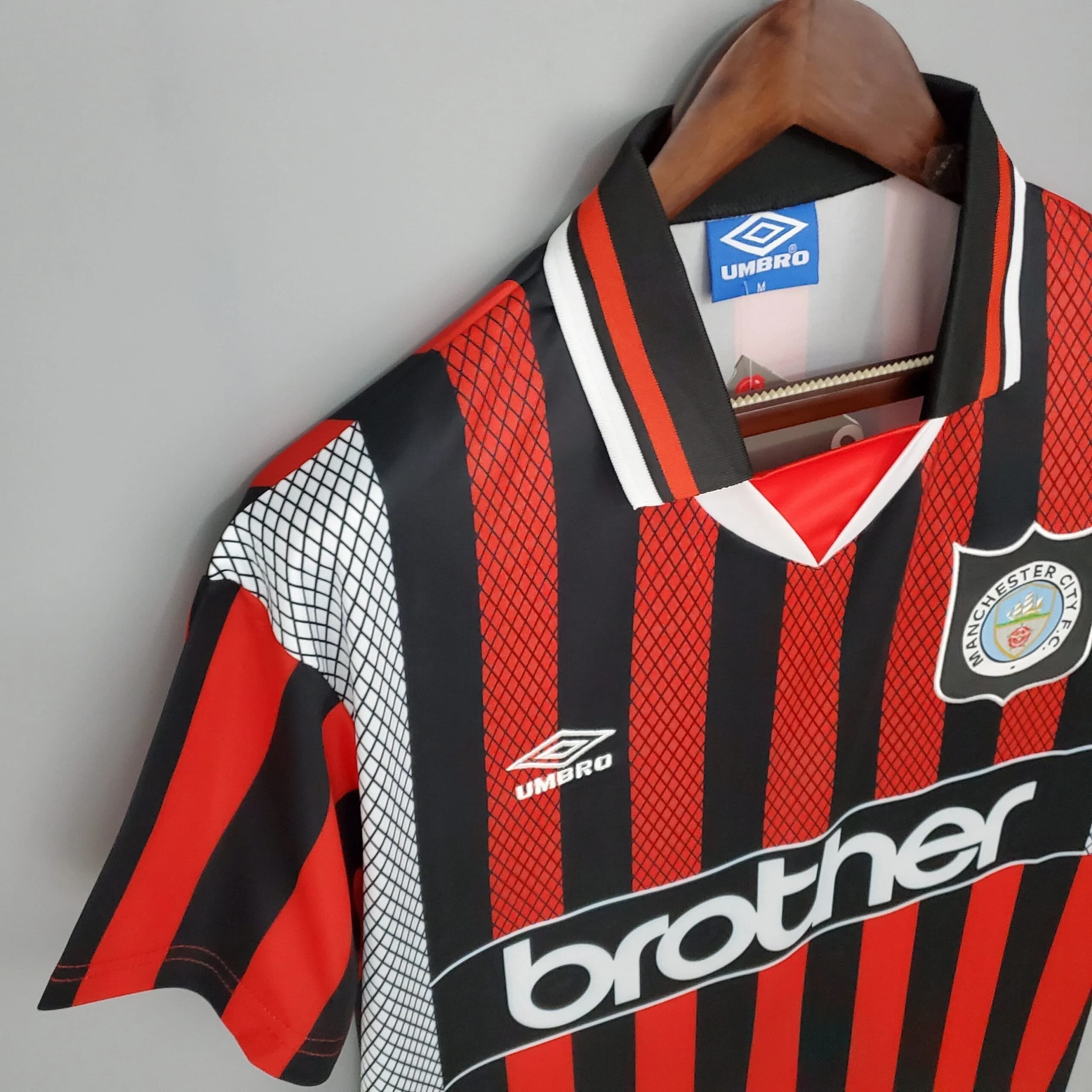 Vue arrière Manchester City Maillot Rétro 9496