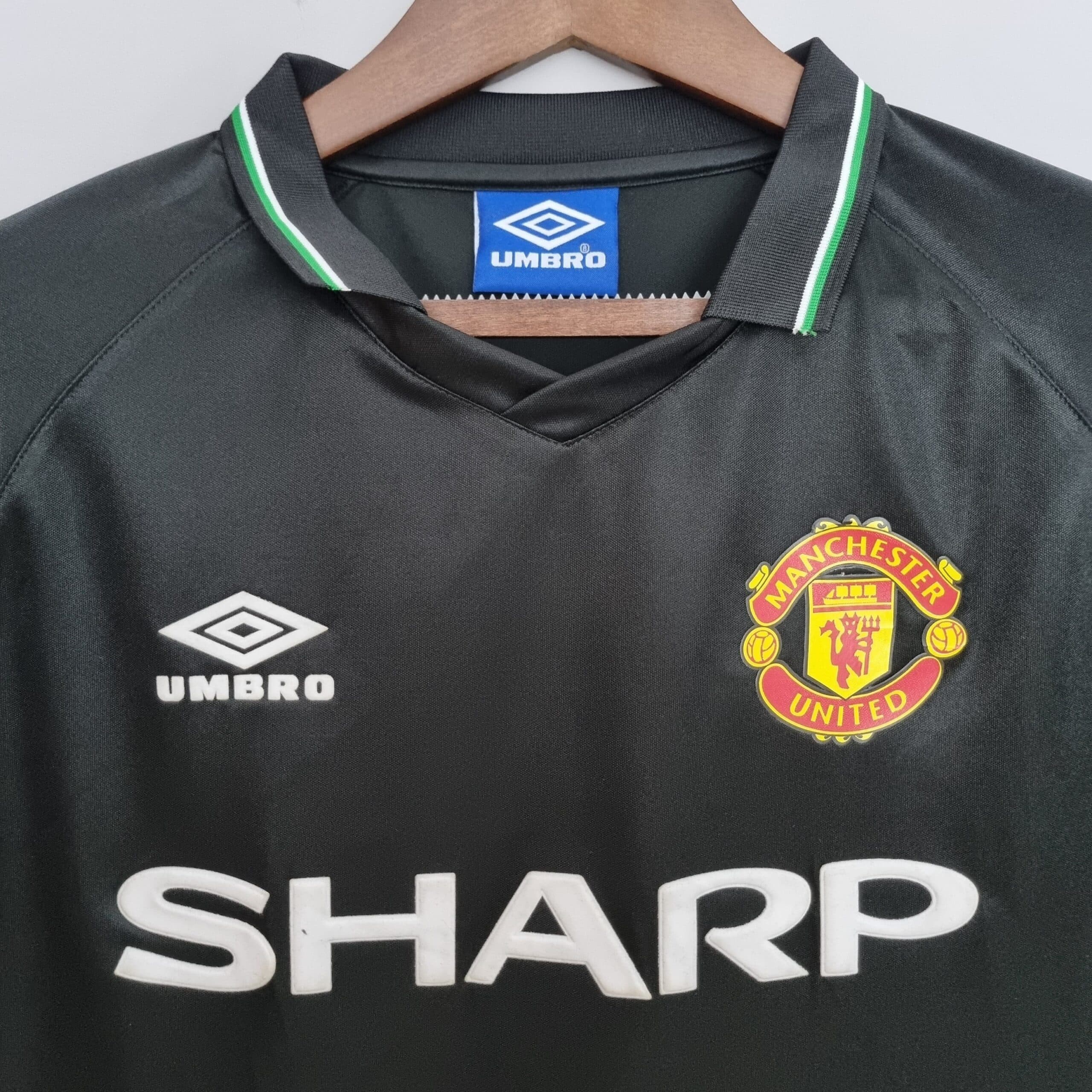 Vue arrière Manchester United Maillot Rétro 1988
