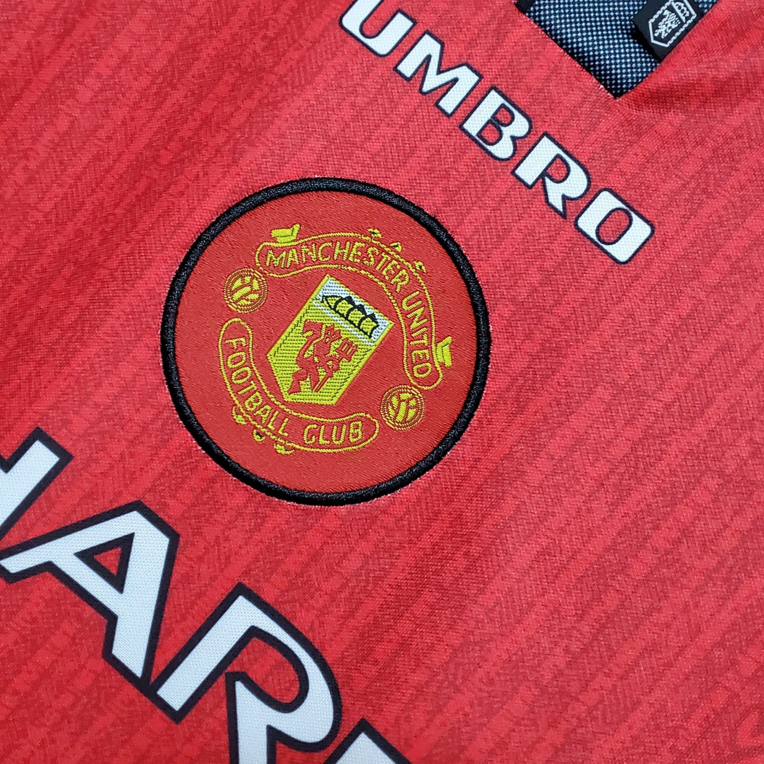 Vue arrière Manchester United Maillot Rétro 1996