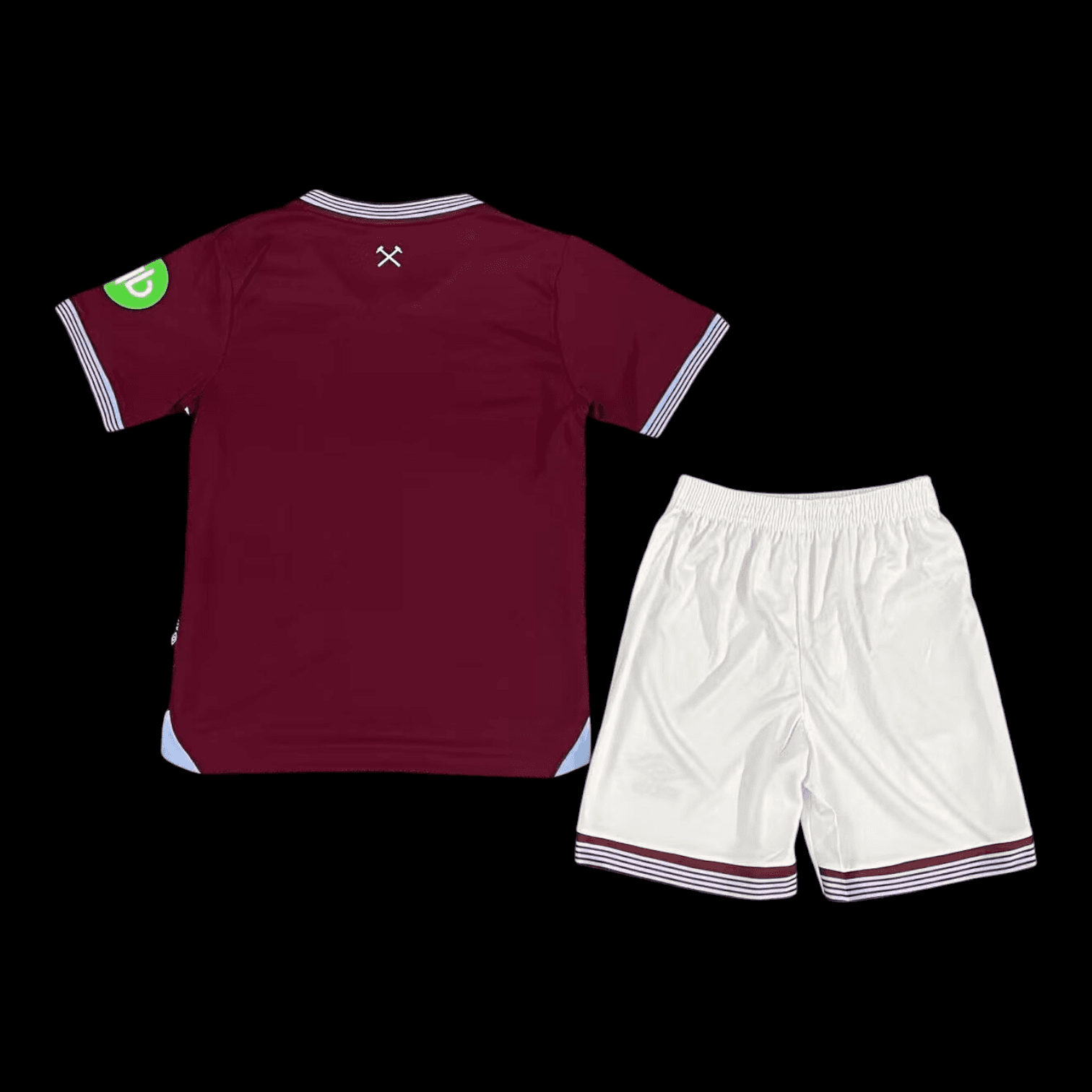 Vue arrière West Ham Maillot Domicile 2526 – Enfant