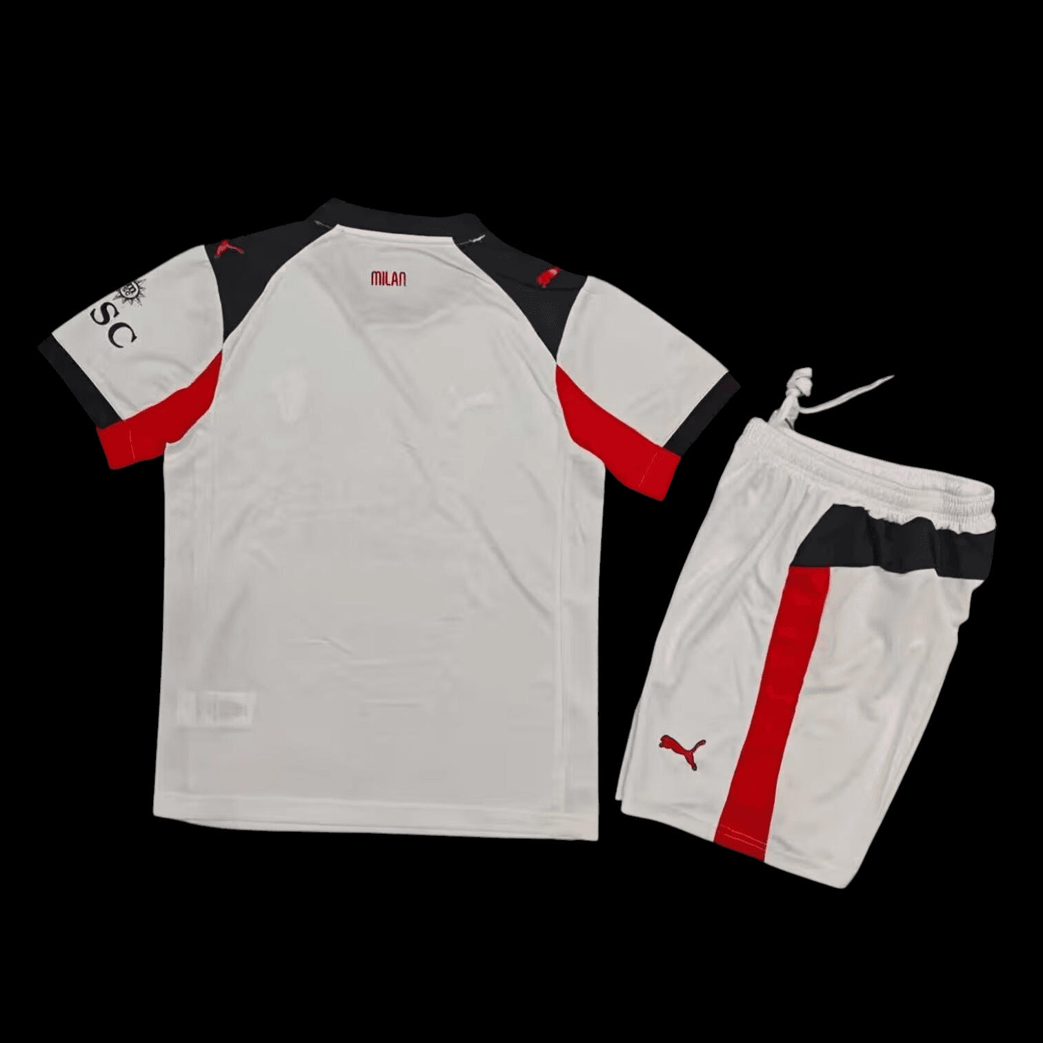 Vue arrière Milan AC Maillot Extérieur 2526 – Enfant