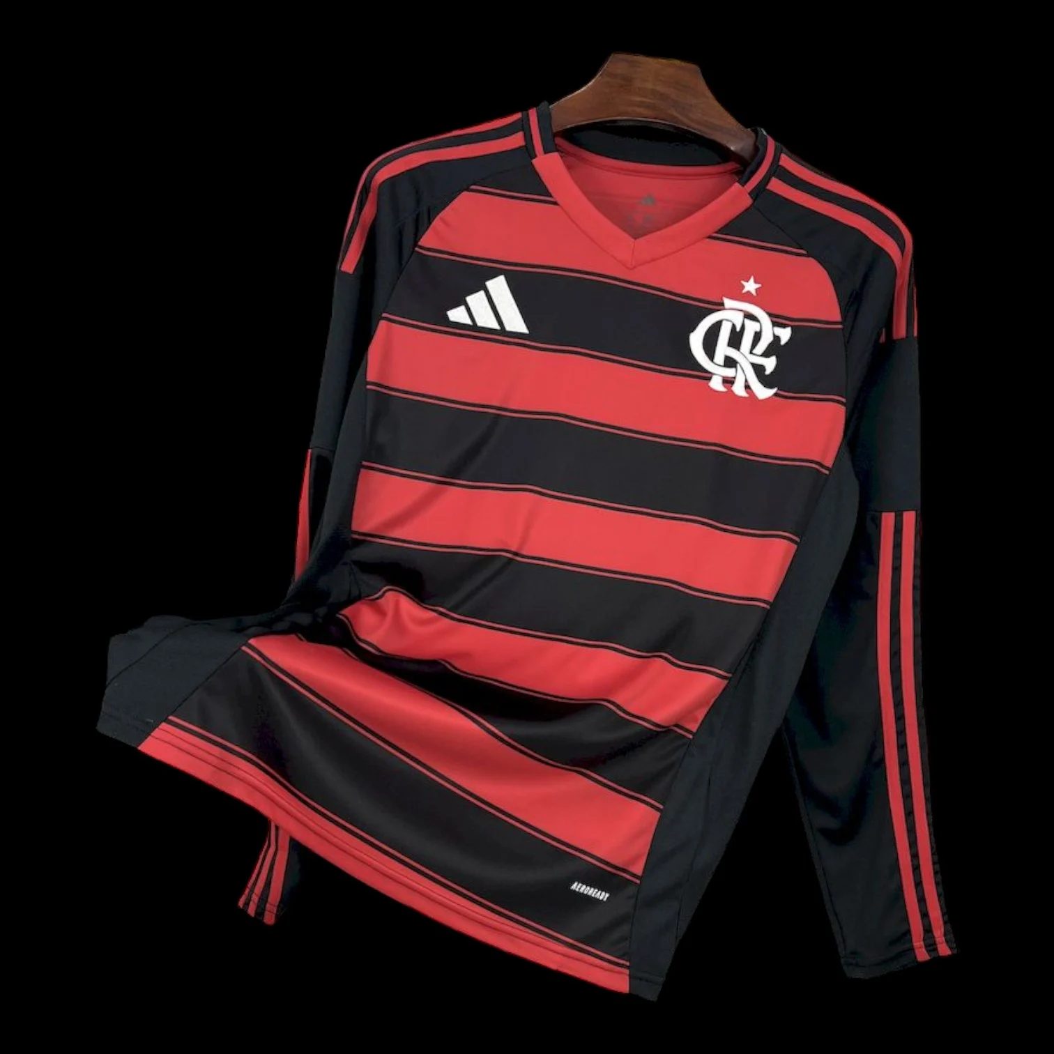 Maillot Flamengo Maillot Manches Longues Domicile 2526 pas cher - Boutique Officielle KIT FOOTBALL