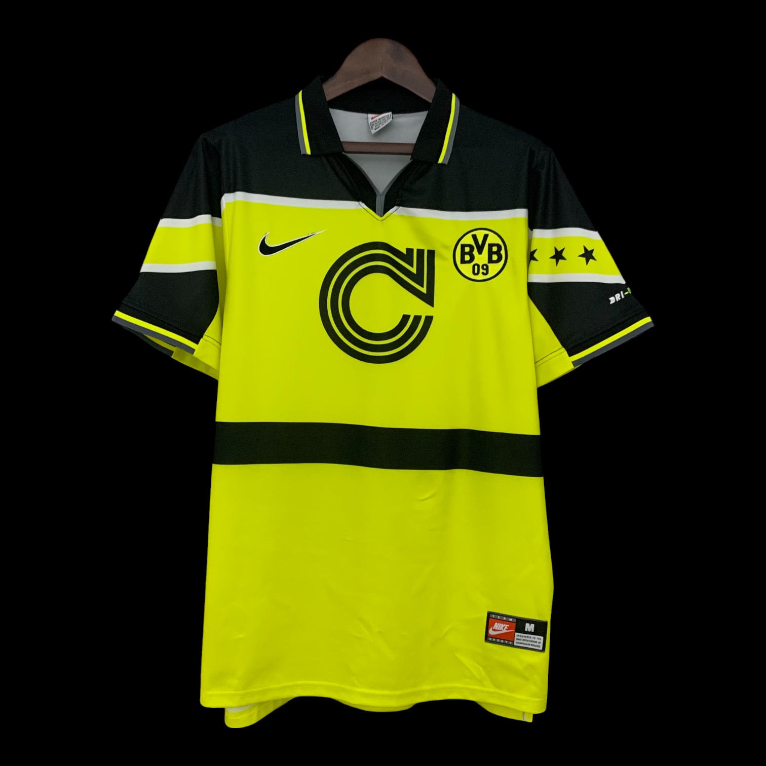 Maillot Dortmund Maillot Domicile Rétro 9697 pas cher - Boutique Officielle KIT FOOTBALL