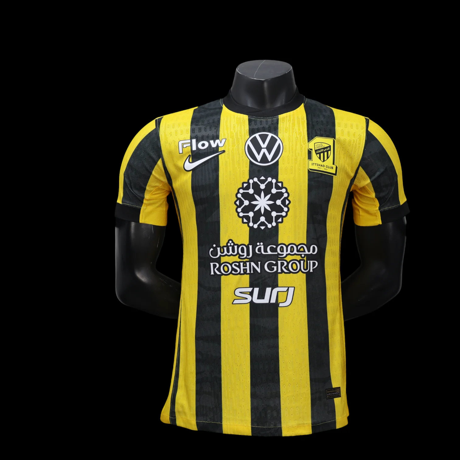 Maillot Al Ittihad Maillot Domicile 2526 – Version Player pas cher - Boutique Officielle KIT FOOTBALL