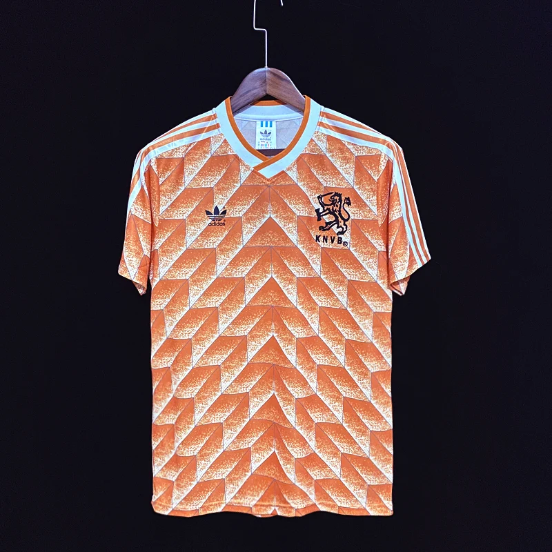 Maillot Pays Bas Maillot Rétro 1988 pas cher - Boutique Officielle KIT FOOTBALL