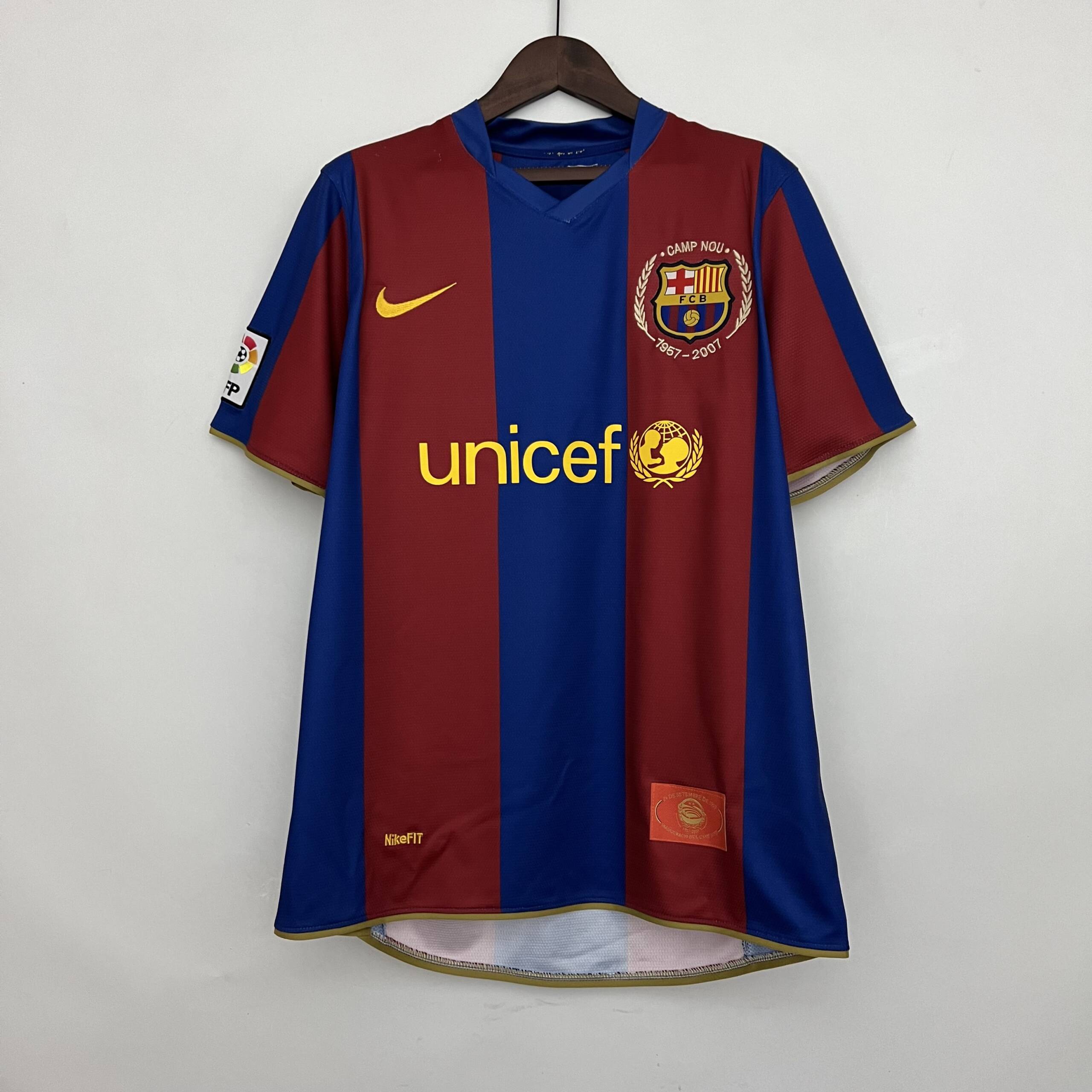 Maillot Barcelone Maillot Rétro 0708 pas cher - Boutique Officielle KIT FOOTBALL