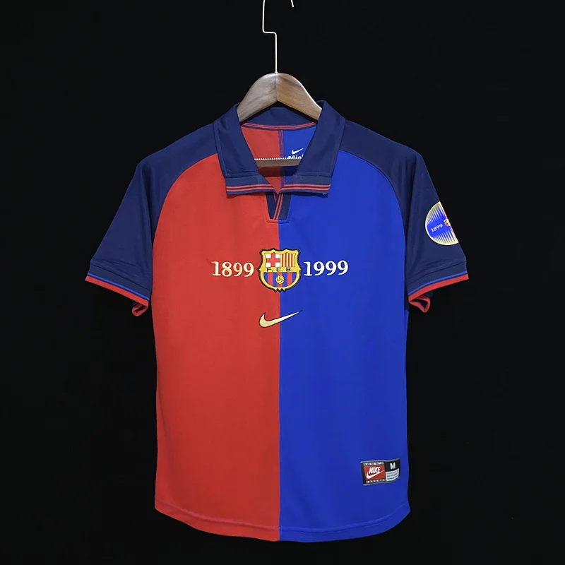 Maillot Barcelone Maillot Rétro 18991999 pas cher - Boutique Officielle KIT FOOTBALL
