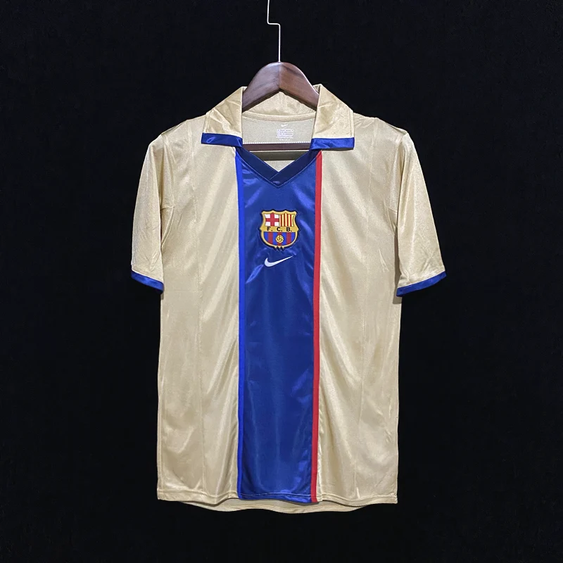 Maillot Barcelone Maillot Rétro 2002 pas cher - Boutique Officielle KIT FOOTBALL