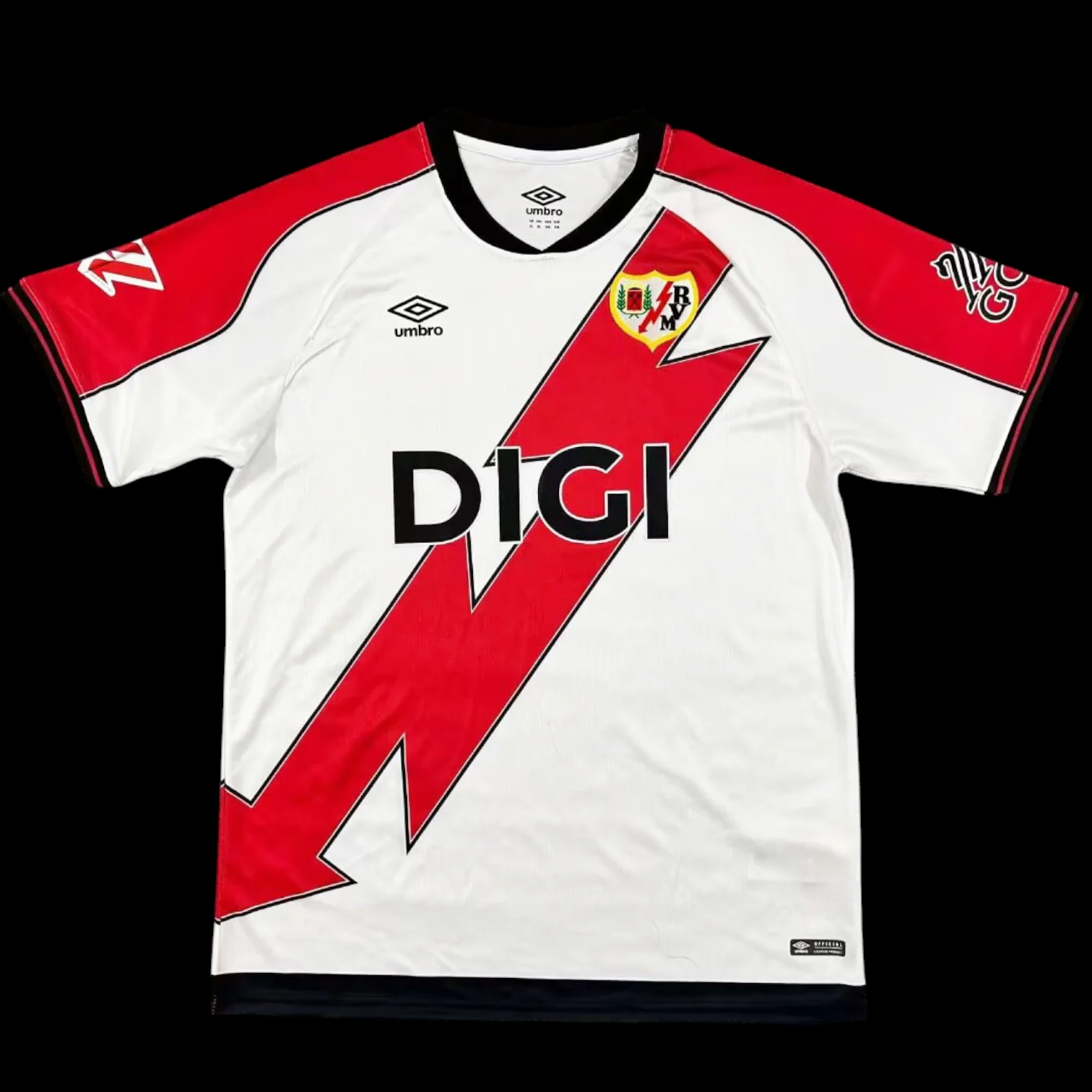 Maillot Rayo Vallecano Maillot Domicile 2526 pas cher - Boutique Officielle KIT FOOTBALL
