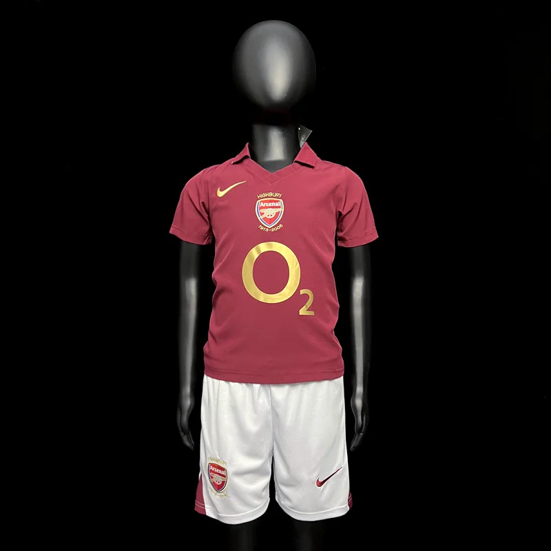 Maillot Arsenal Maillot Rétro 0506 – Enfant pas cher - Boutique Officielle KIT FOOTBALL