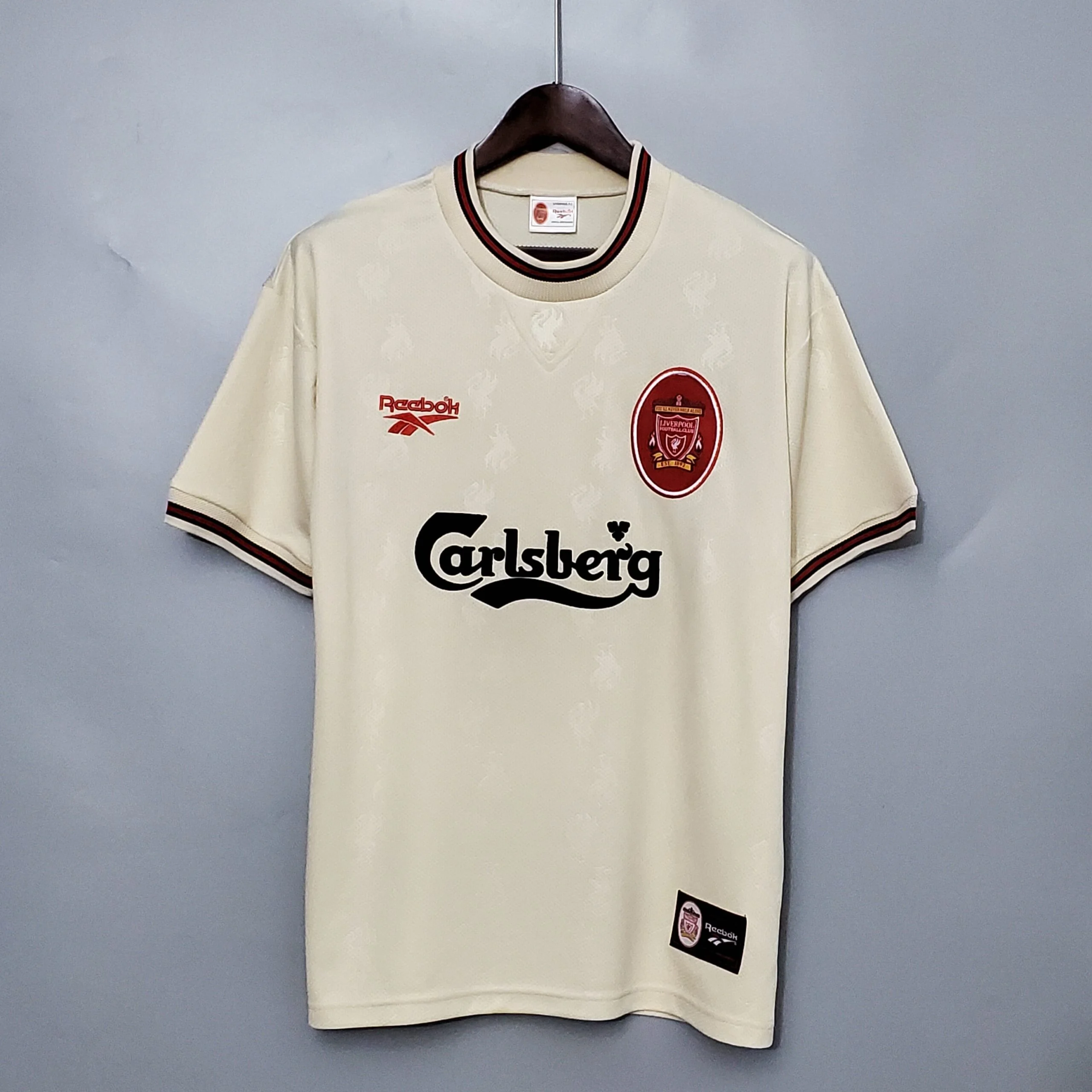 Maillot Liverpool Maillot Rétro 9697 pas cher - Boutique Officielle KIT FOOTBALL