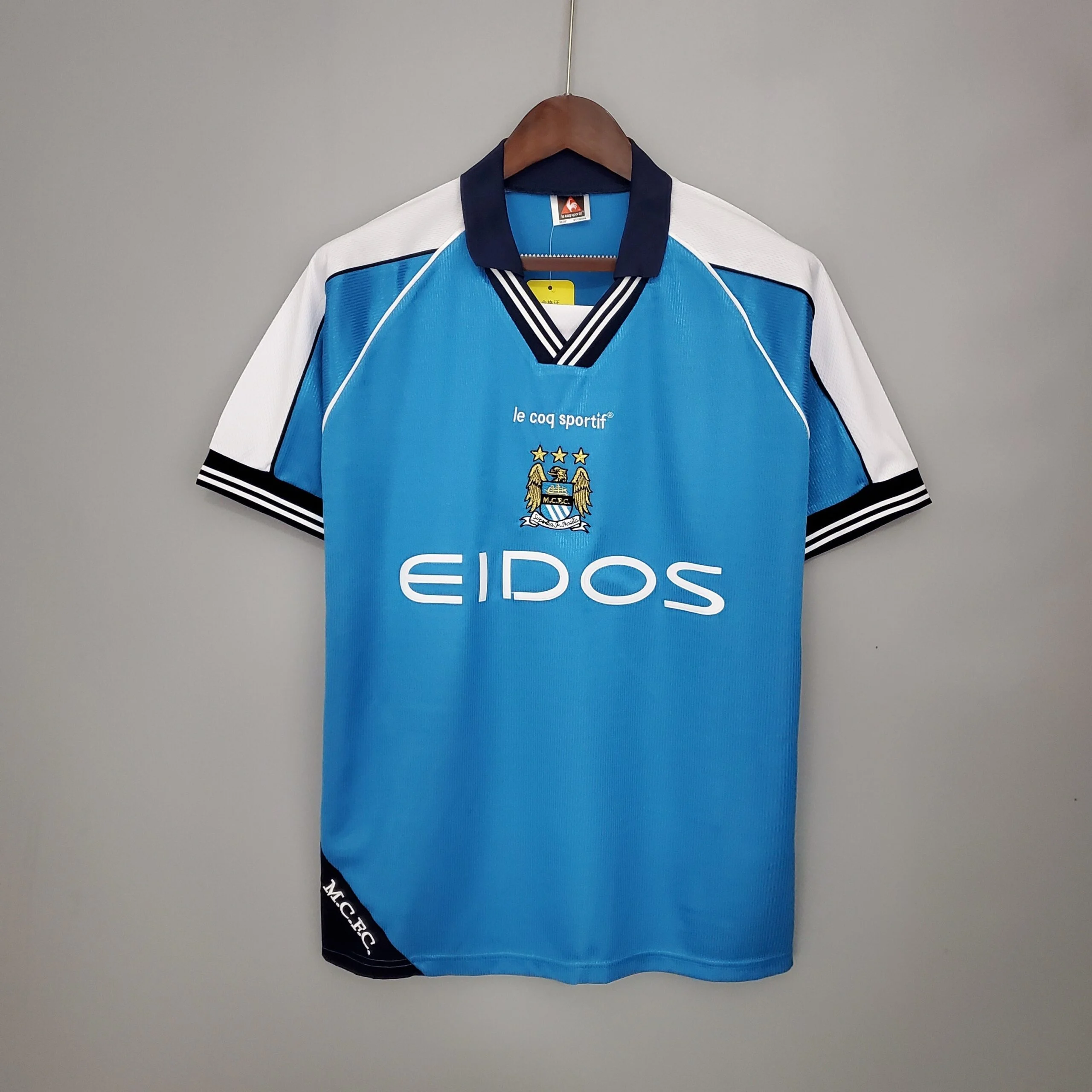 Maillot Manchester City Maillot Rétro 9901 pas cher - Boutique Officielle KIT FOOTBALL
