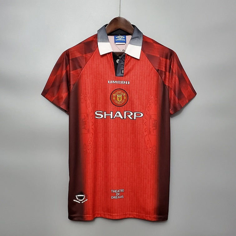 Maillot Manchester United Maillot Rétro 1996 pas cher - Boutique Officielle KIT FOOTBALL