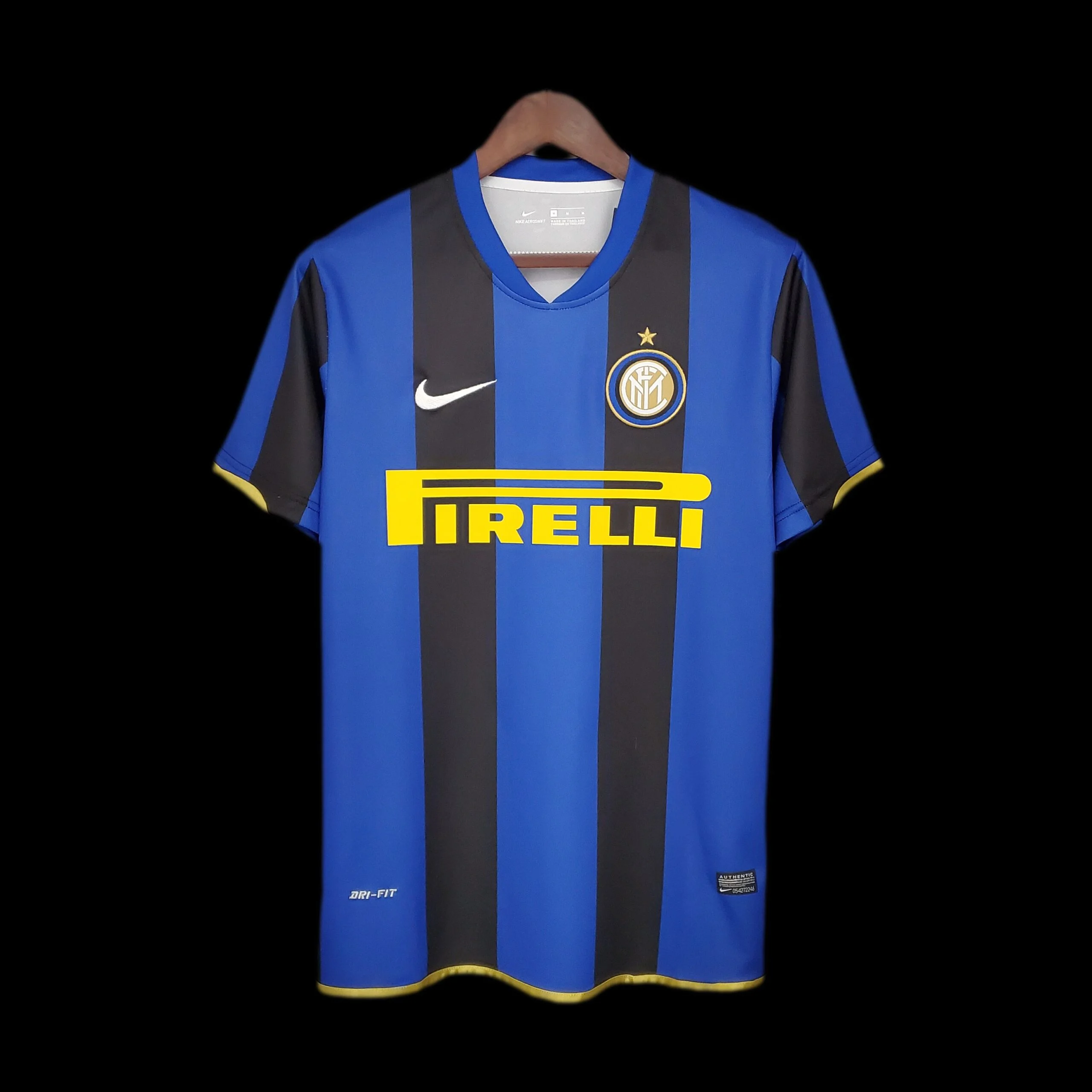 Maillot Inter Milan Maillot Rétro 200809 pas cher - Boutique Officielle KIT FOOTBALL