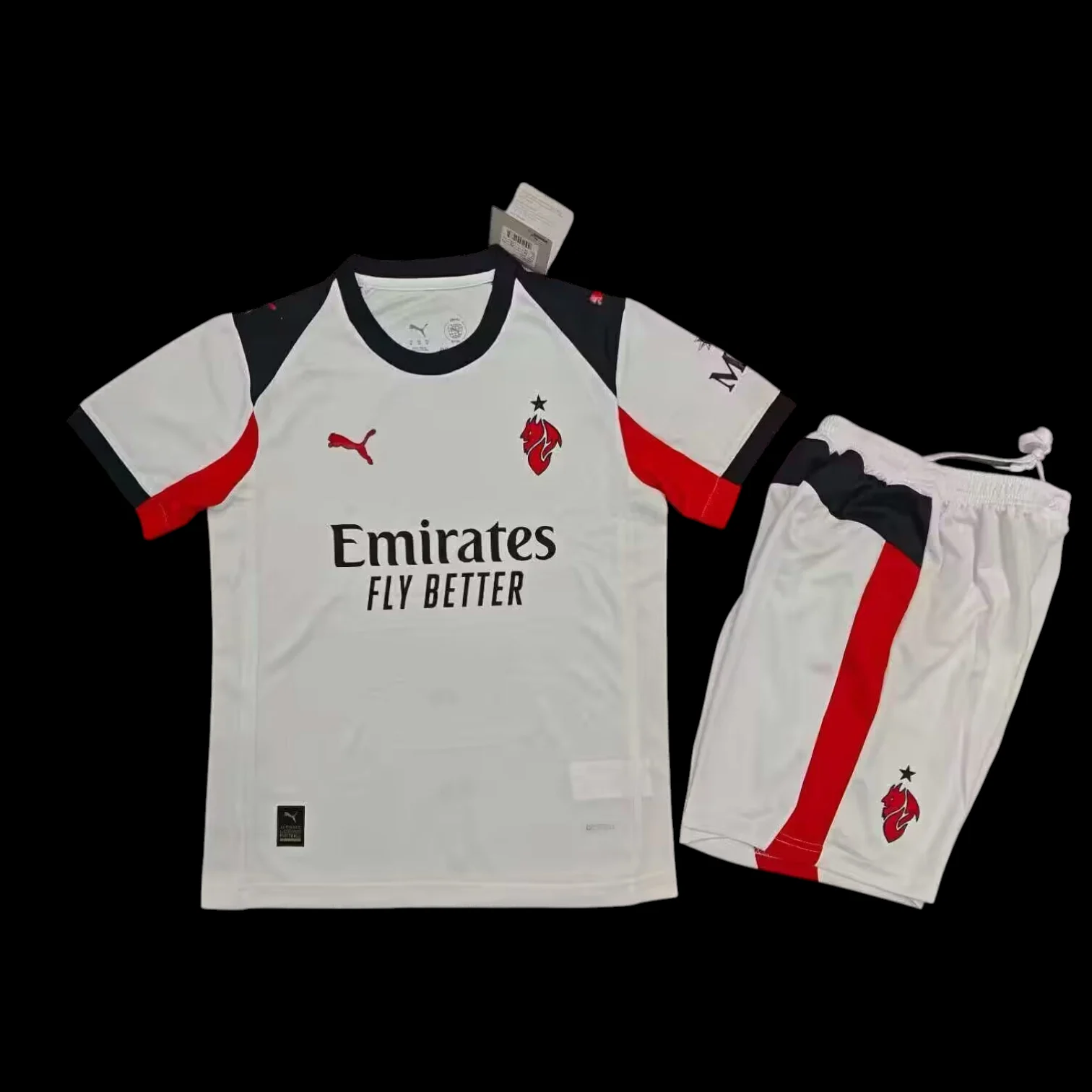 Maillot Milan AC Maillot Extérieur 2526 – Enfant pas cher - Boutique Officielle Milan AC