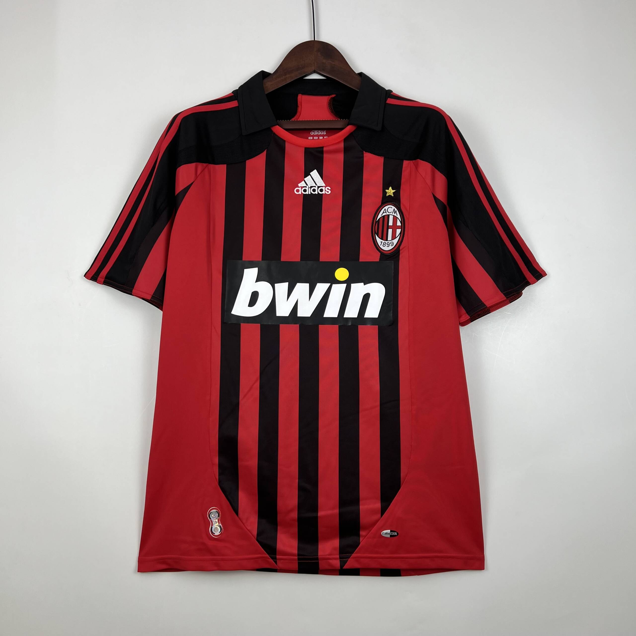Maillot Milan AC Maillot Rétro 0708 pas cher - Boutique Officielle KIT FOOTBALL