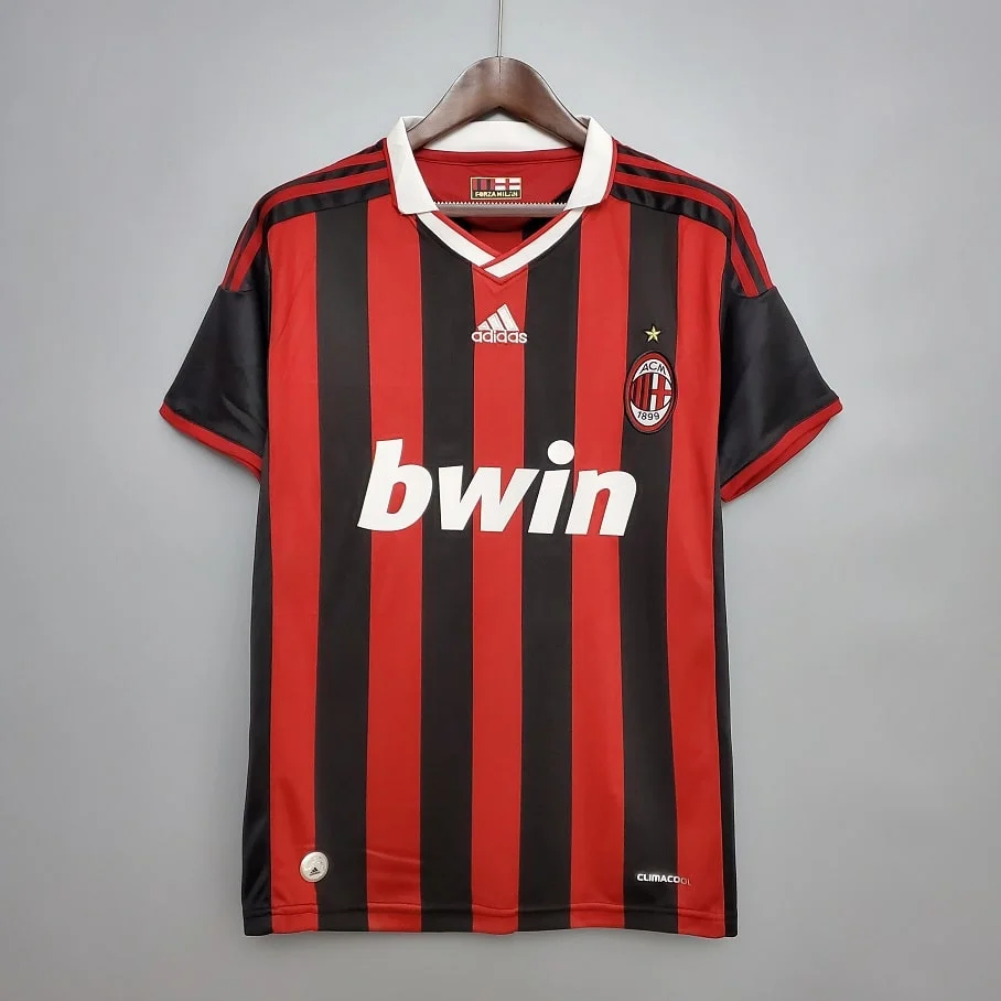 Maillot Milan AC Maillot Rétro 200910 pas cher - Boutique Officielle KIT FOOTBALL
