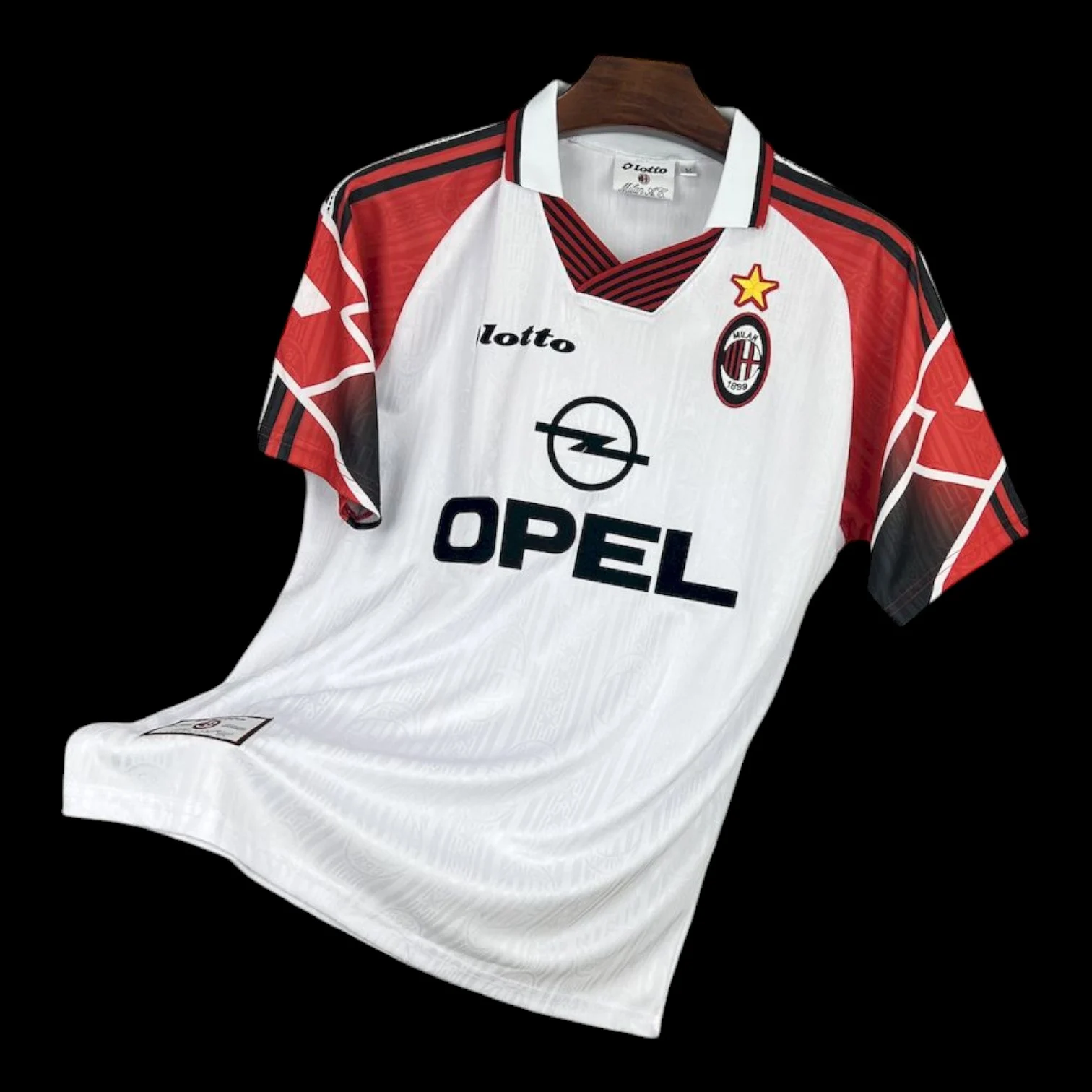 Maillot Milan AC Maillot Rétro 9798 pas cher - Boutique Officielle KIT FOOTBALL